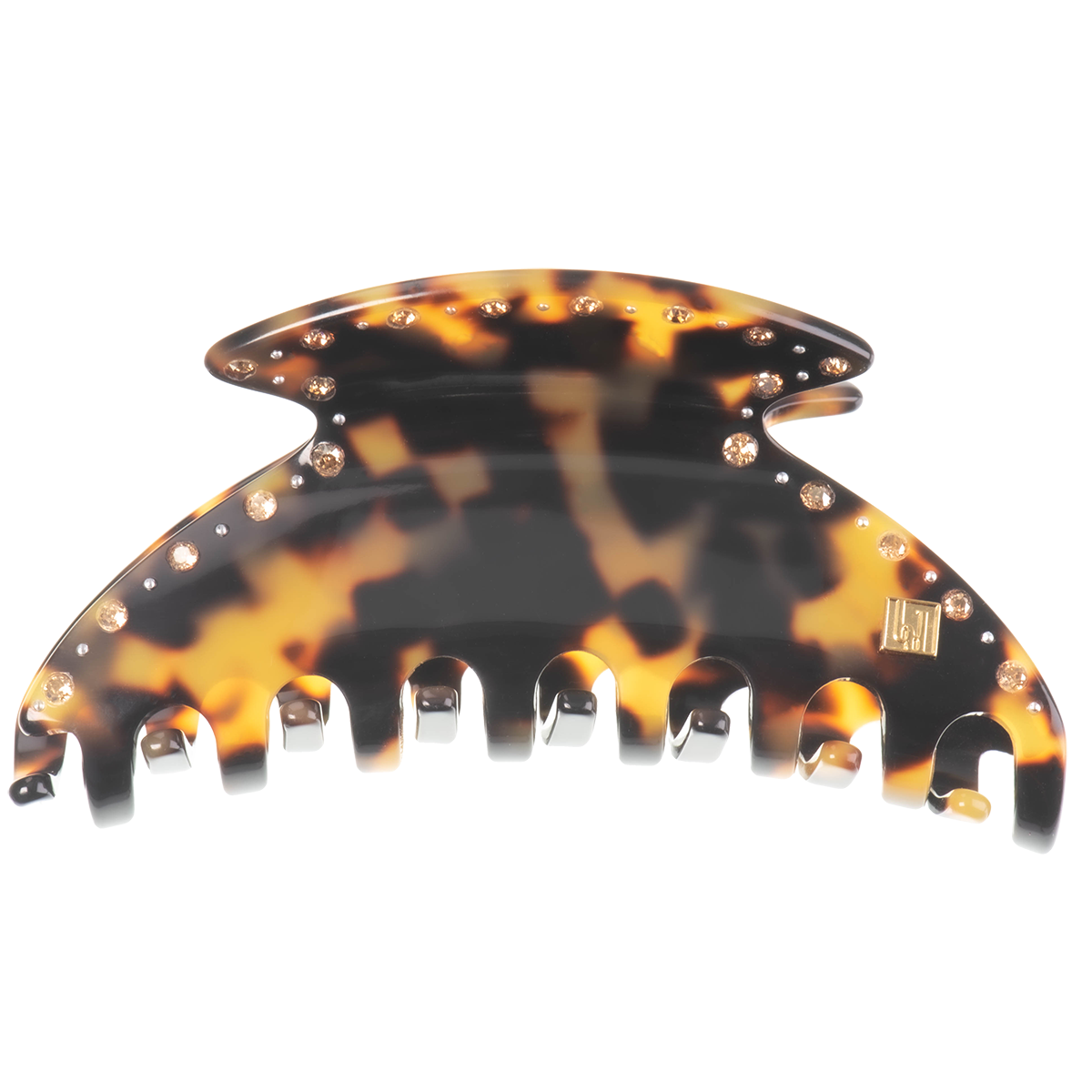 Image of Claw clip Horn 9cm Swarovski Handmade from Bon Dep Icons