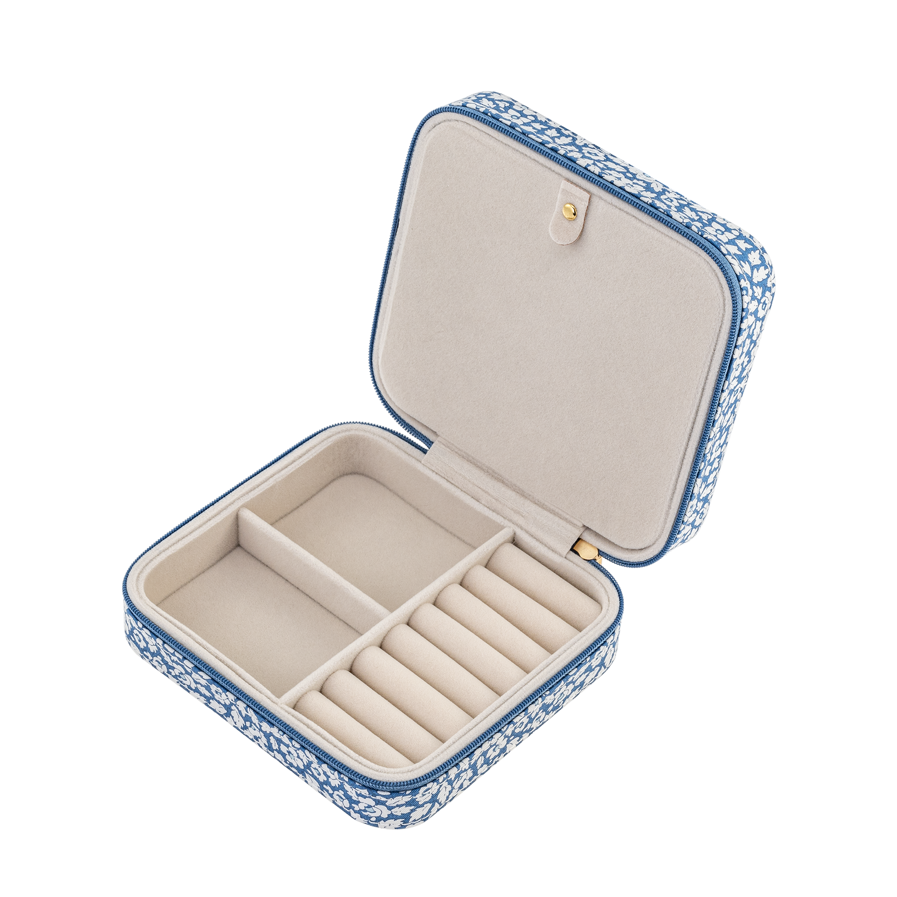 JEWELRY BOX OCTA MW LIBERTY FEATHER BLUE