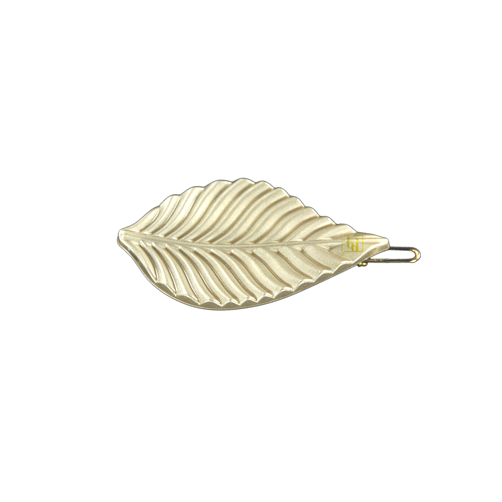 Image of Leaf clip Beige gloss from Bon Dep Icons