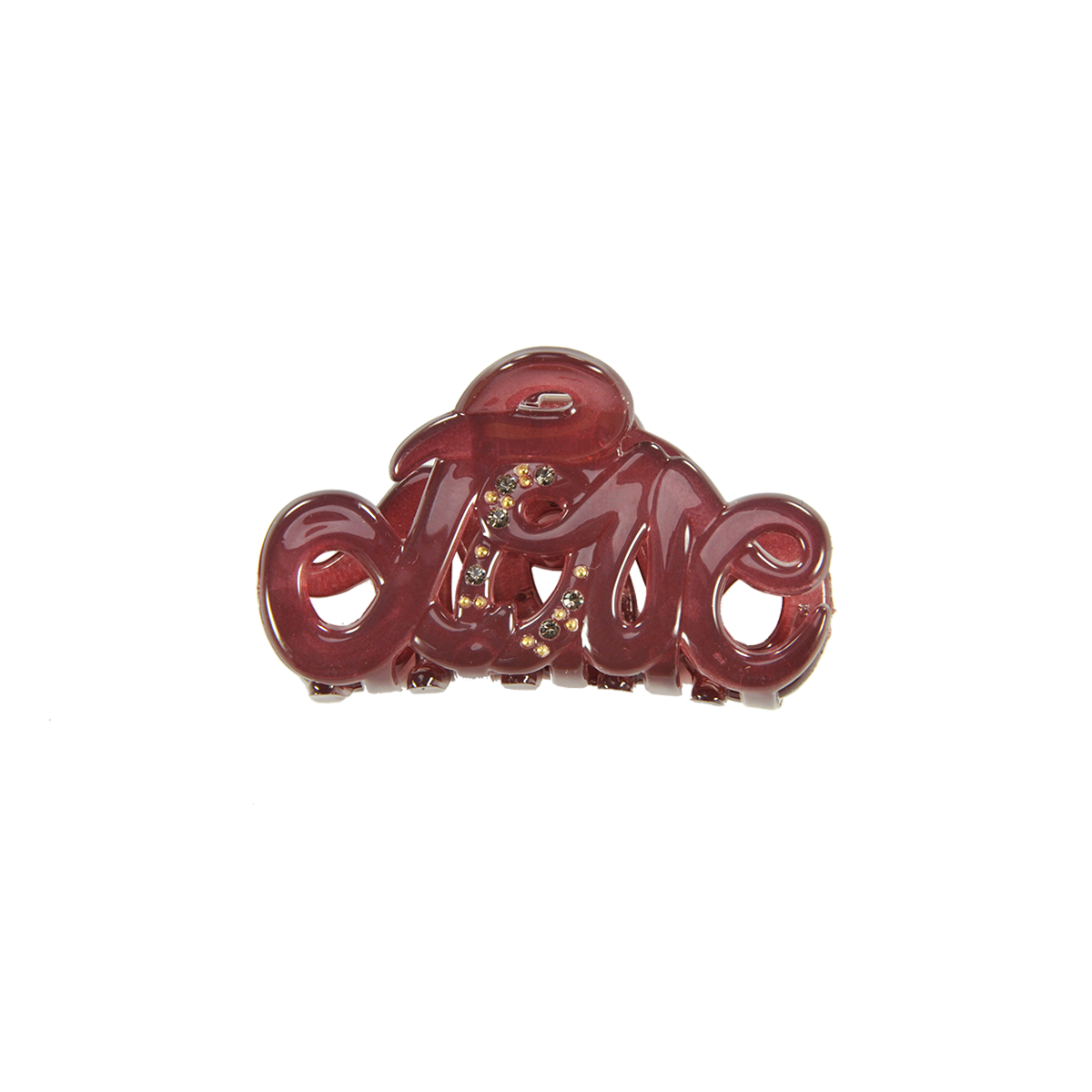 Image of Love claw 5cm Aubergine Swarovski from Bon Dep Icons