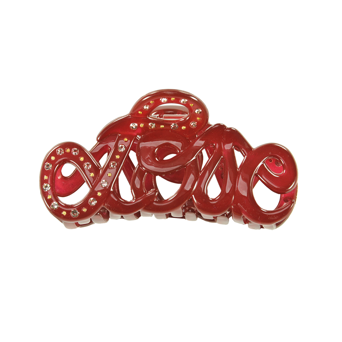Image of Love claw 8cm Raspberry Swarovski from Bon Dep Icons