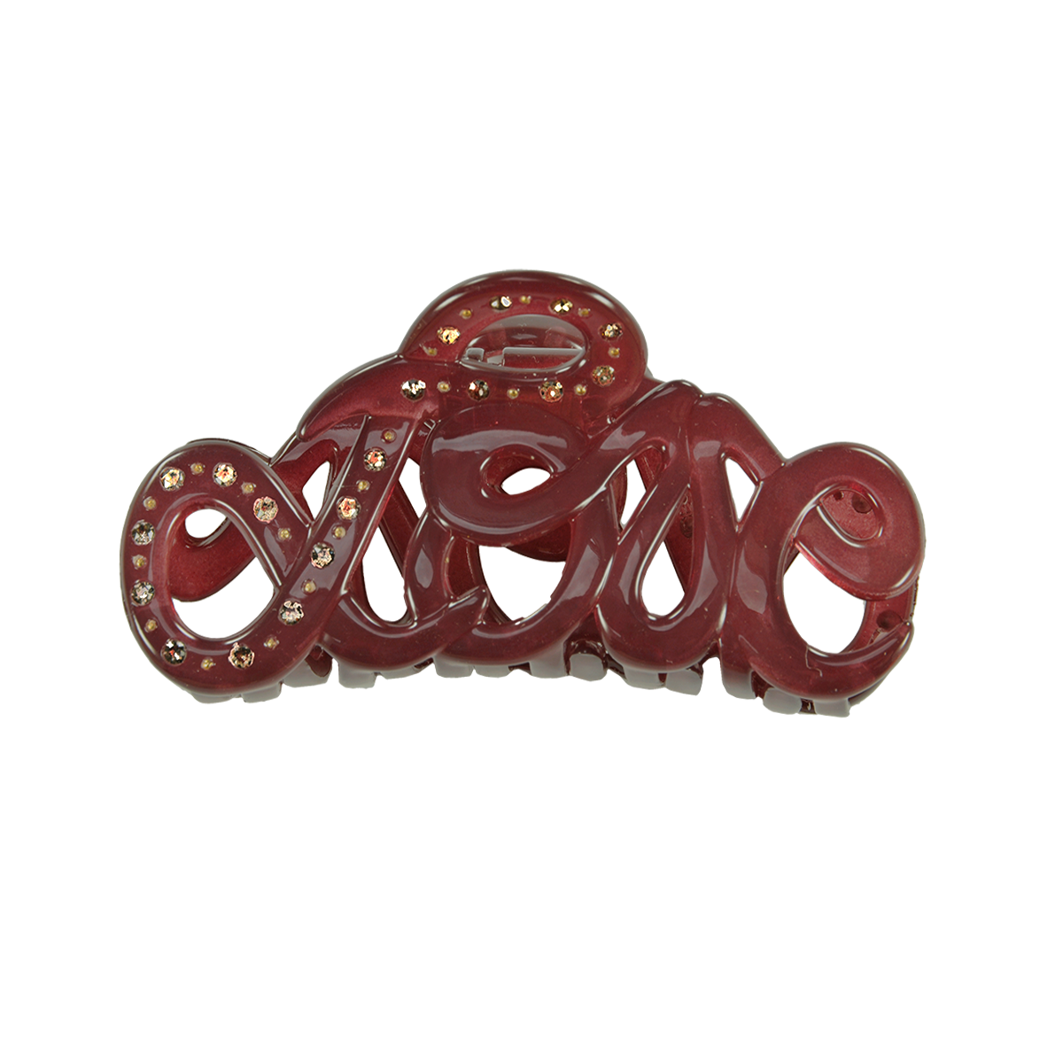 Image of Love claw 8cm Aubergine Swarovski from Bon Dep Icons