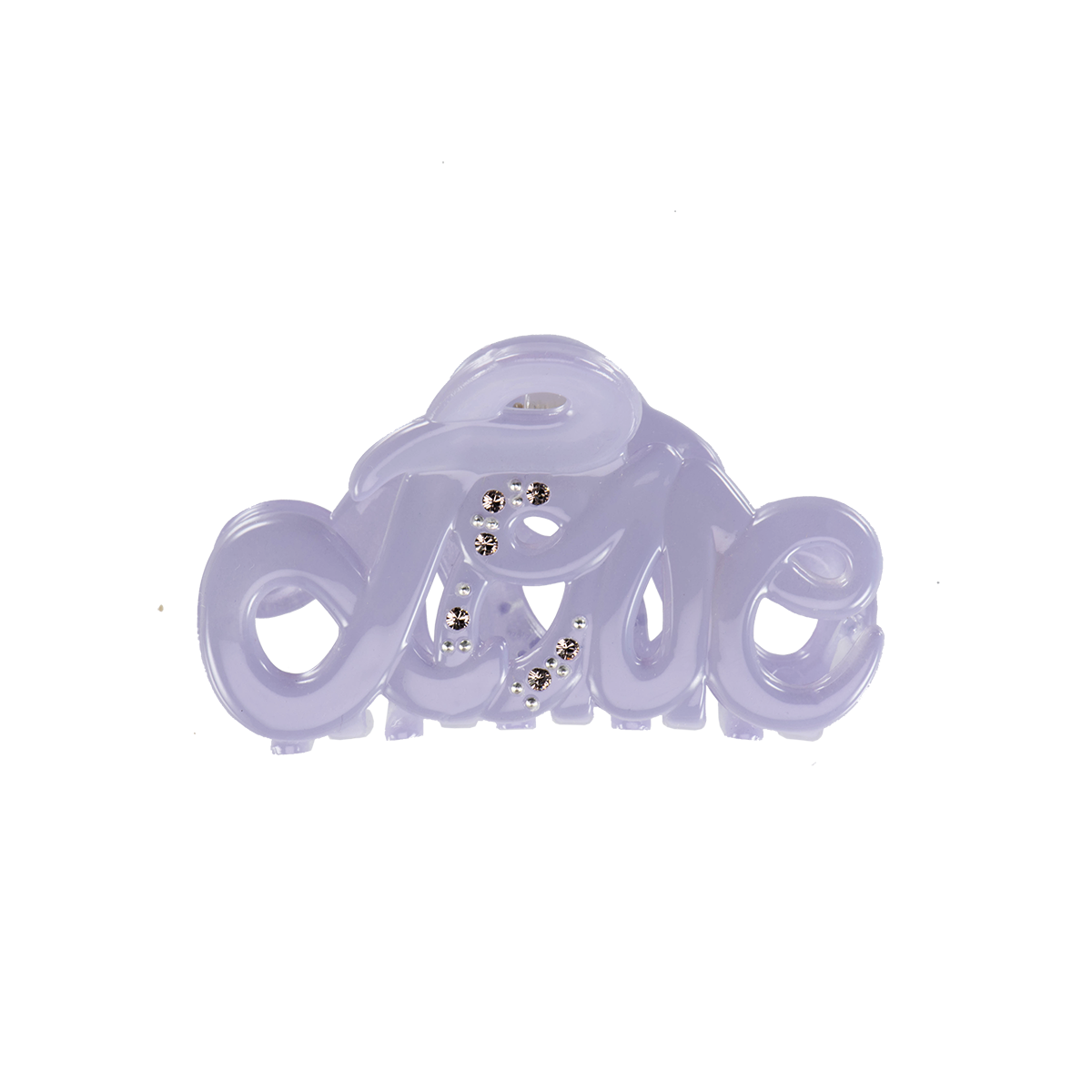 Image of Love claw 5cm Lavendel Swarovski from Bon Dep Icons