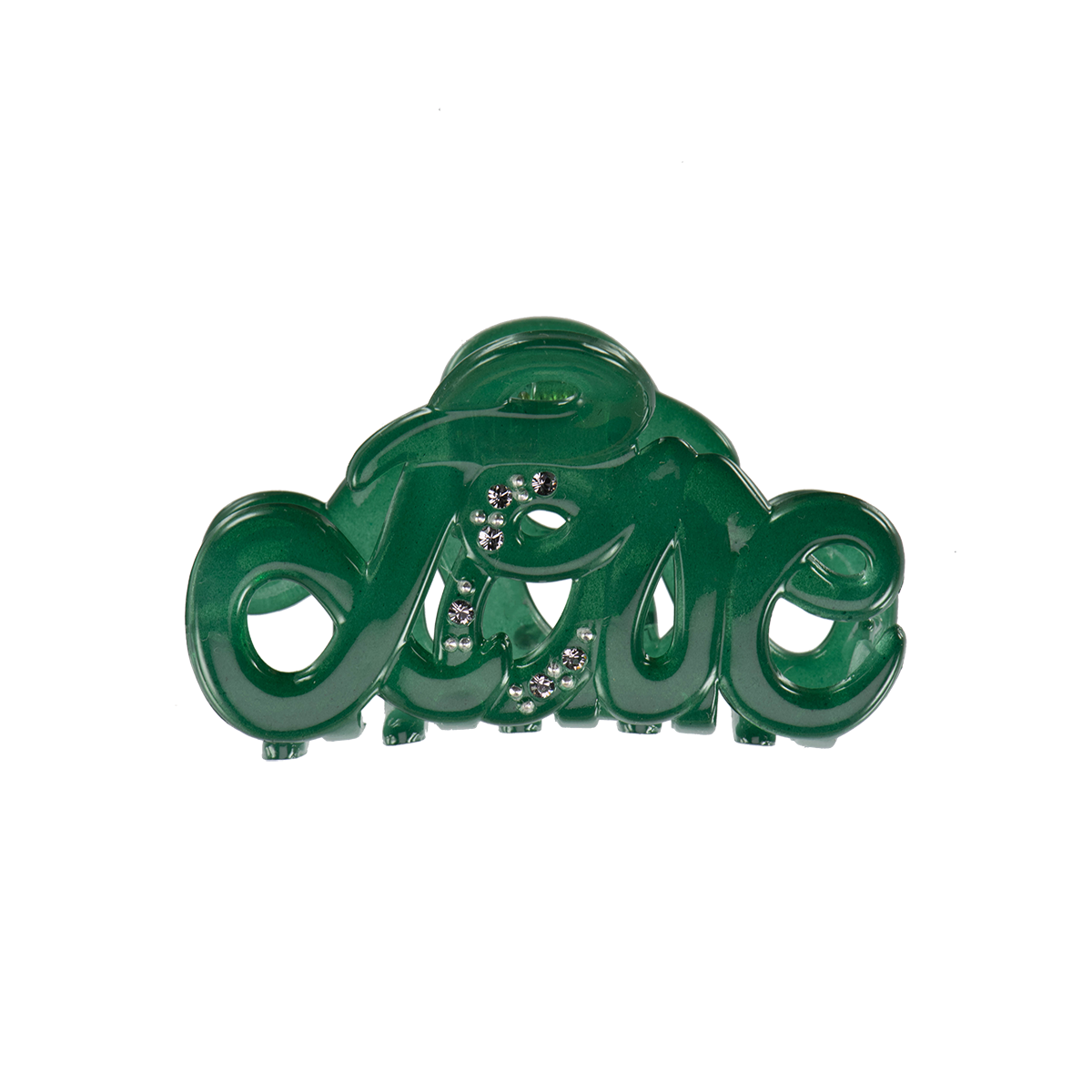 Image of Love claw 5cm Green Swarovski from Bon Dep Icons