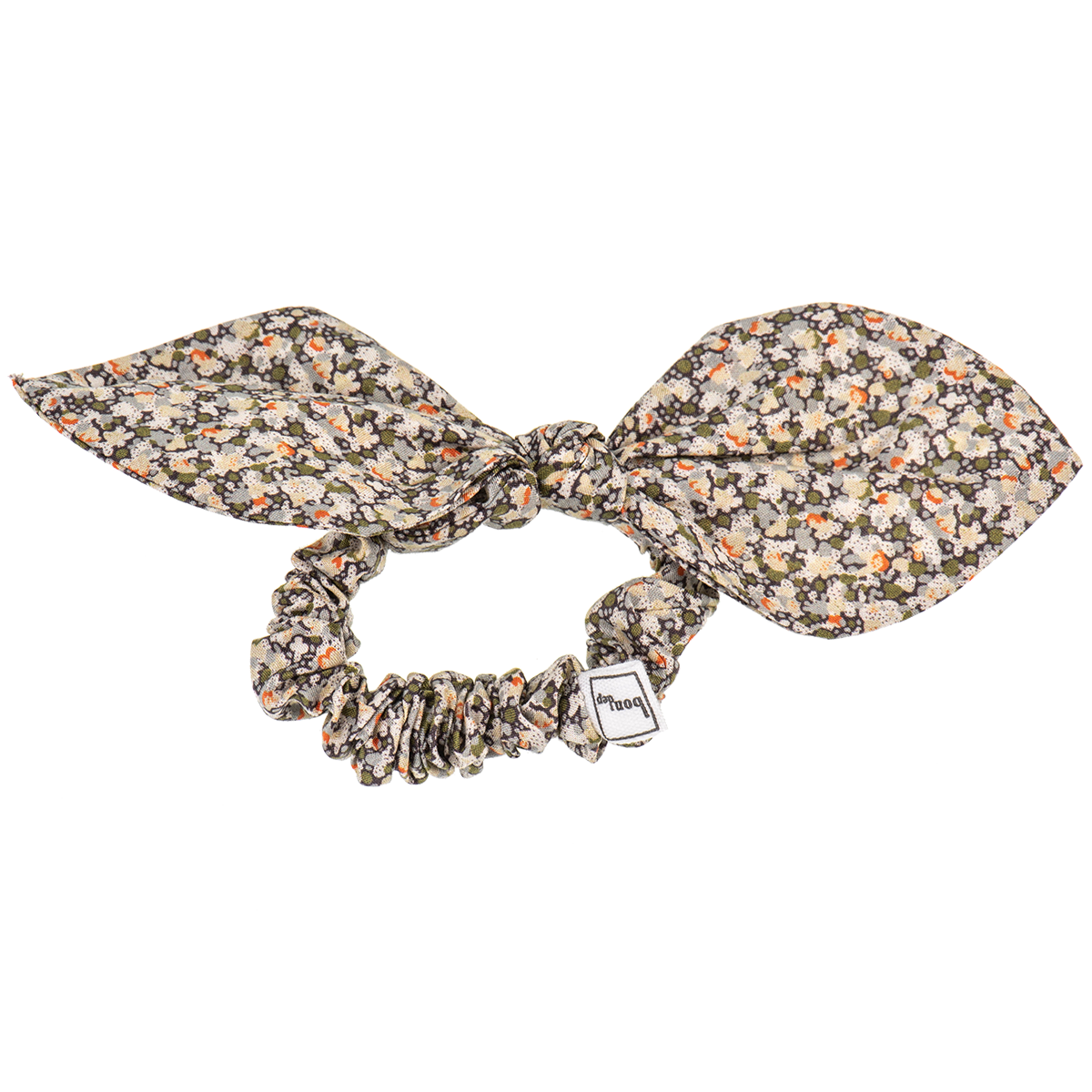 Image of Hair bow mw Liberty fabric Pepper Army  from Bon Dep Icons