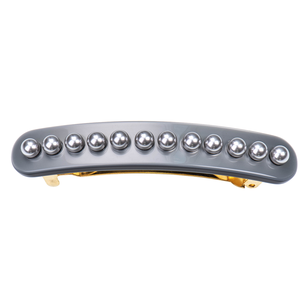 Image of Hairclip 9cm w-Pearls Grey Han from Bon Dep Icons
