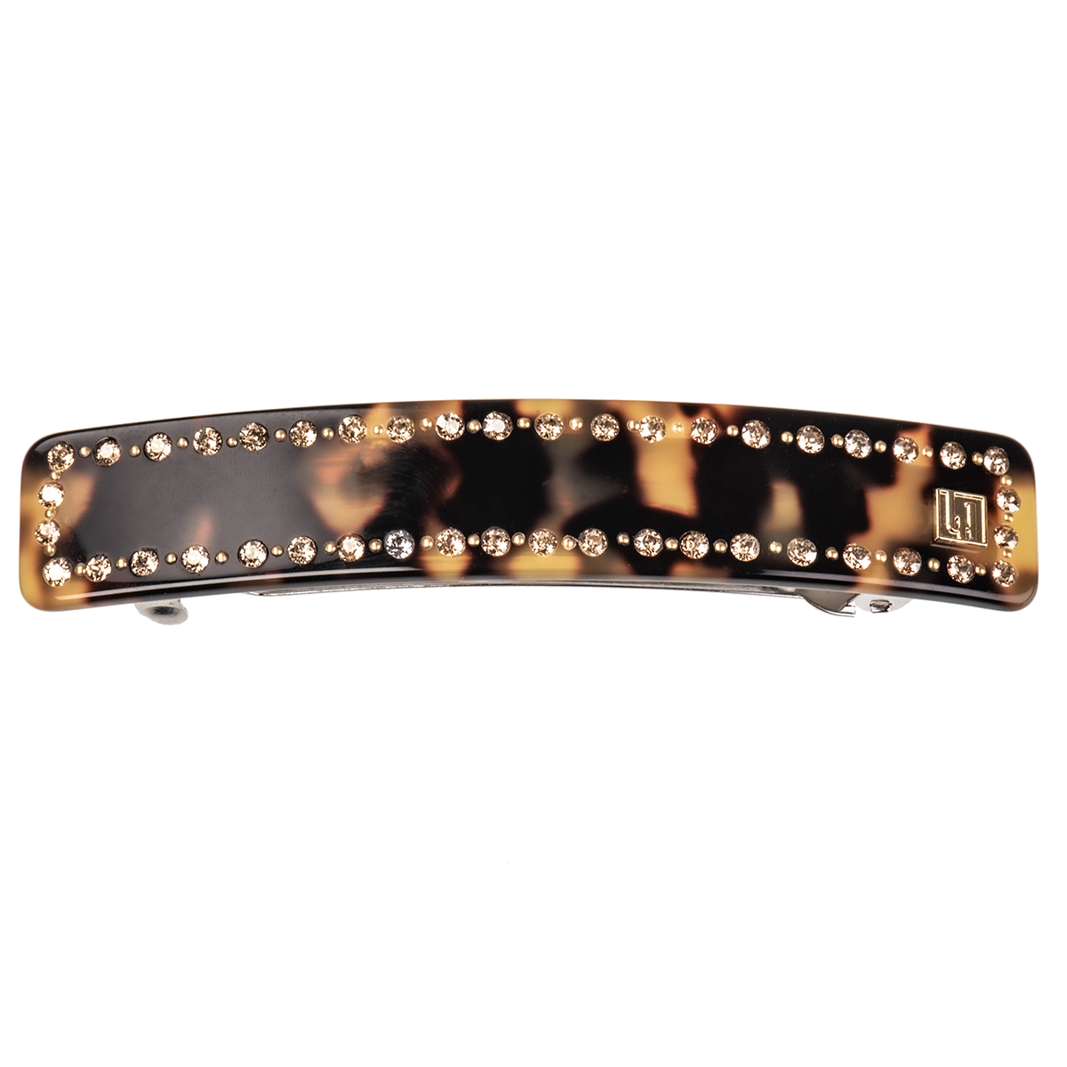 Image of LUX barette with swarovski Horn Handmade from Bon Dep Icons