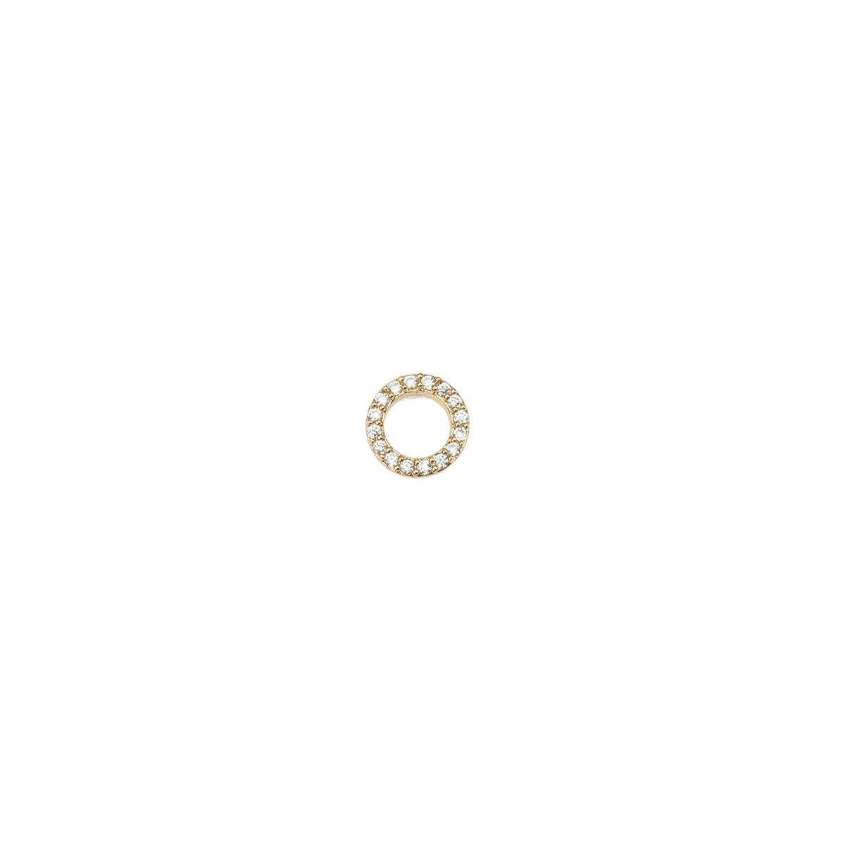 Image of Small ring charm White from Emilia by Bon Dep