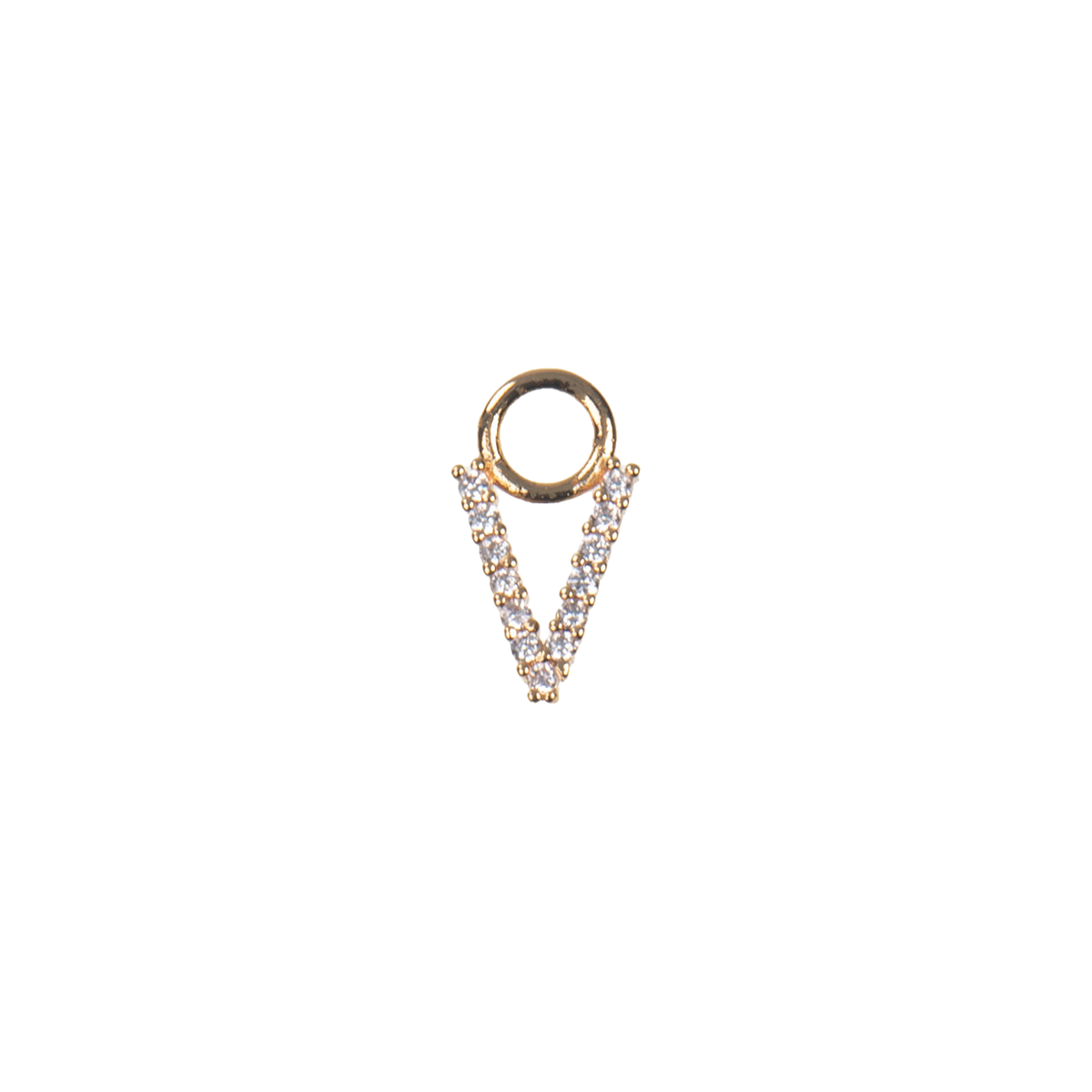 Image of Letter charm V from Emilia by Bon Dep