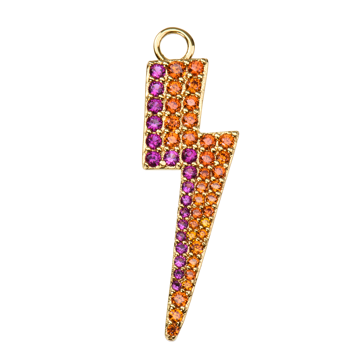 Image of Liza Large charm Orange-Cerise from Emilia by Bon Dep