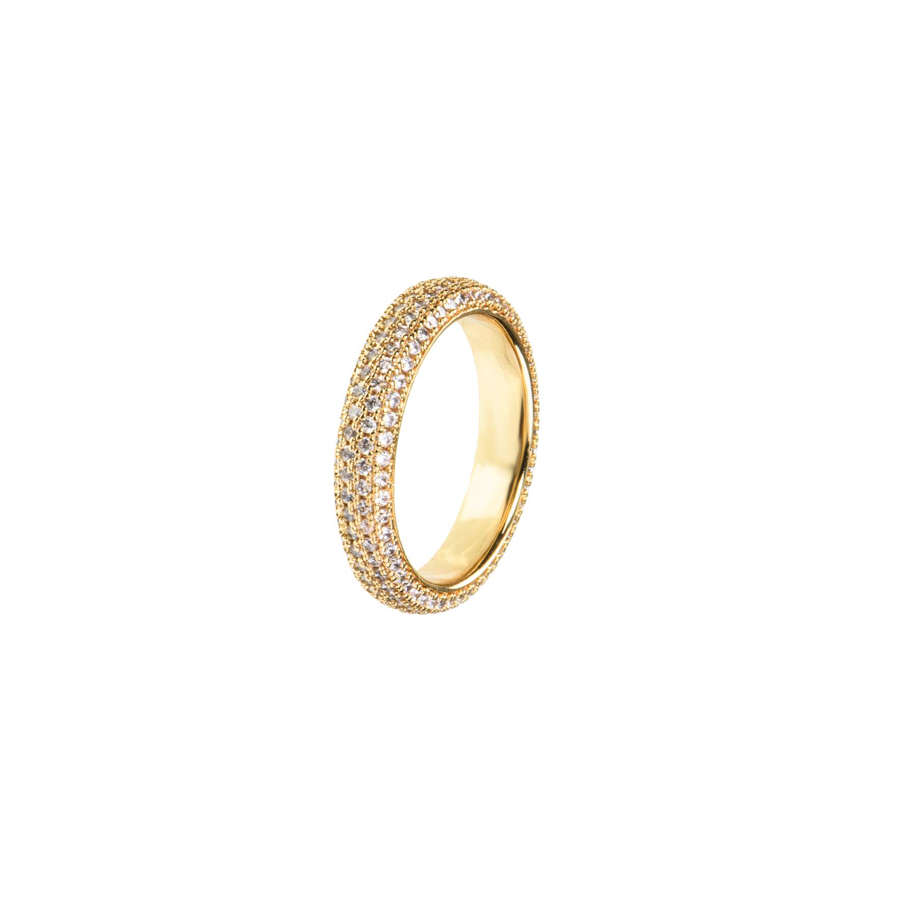Image of Stone covered ring White 49 from Emilia by Bon Dep
