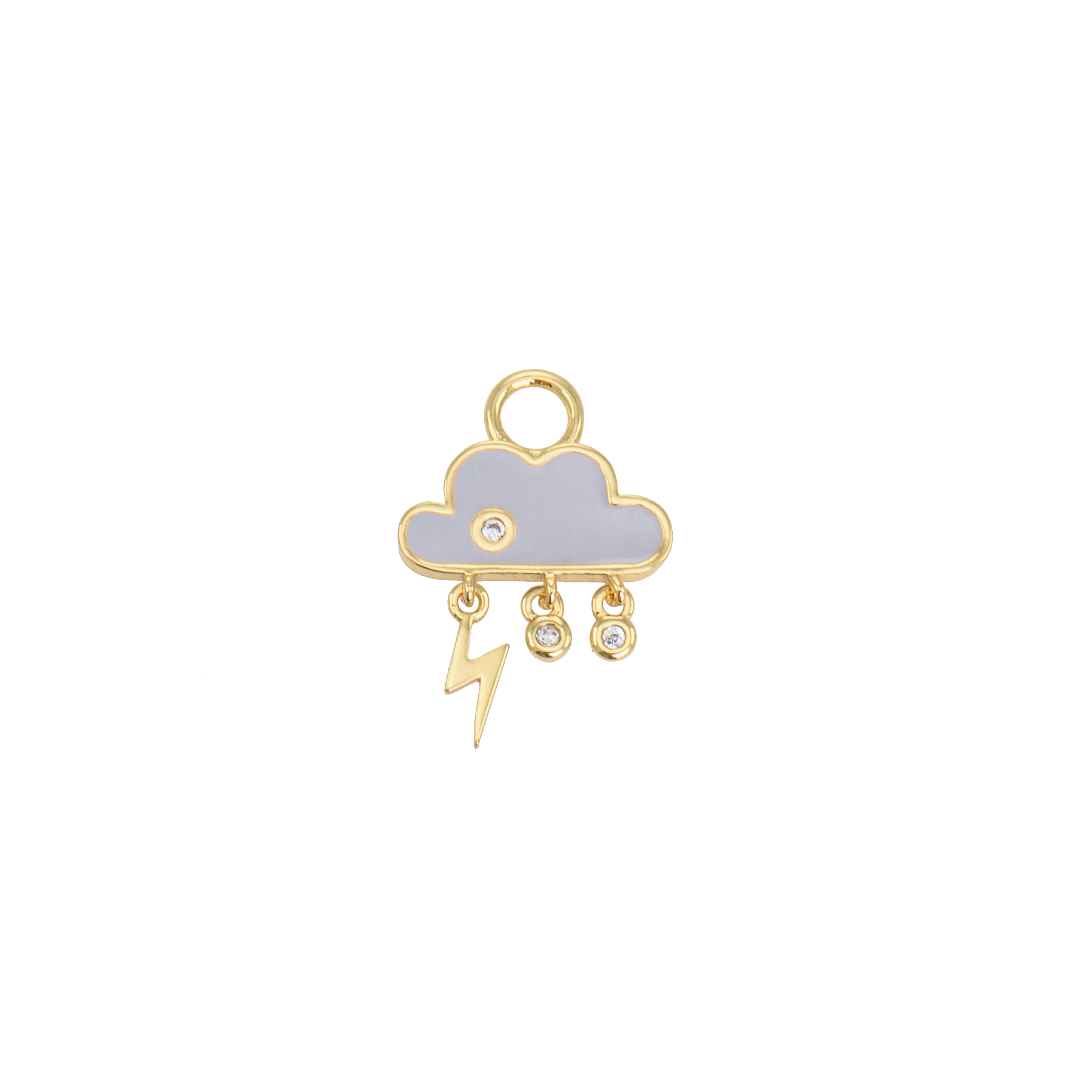 Image of Alma coated charm Grey from Emilia by Bon Dep