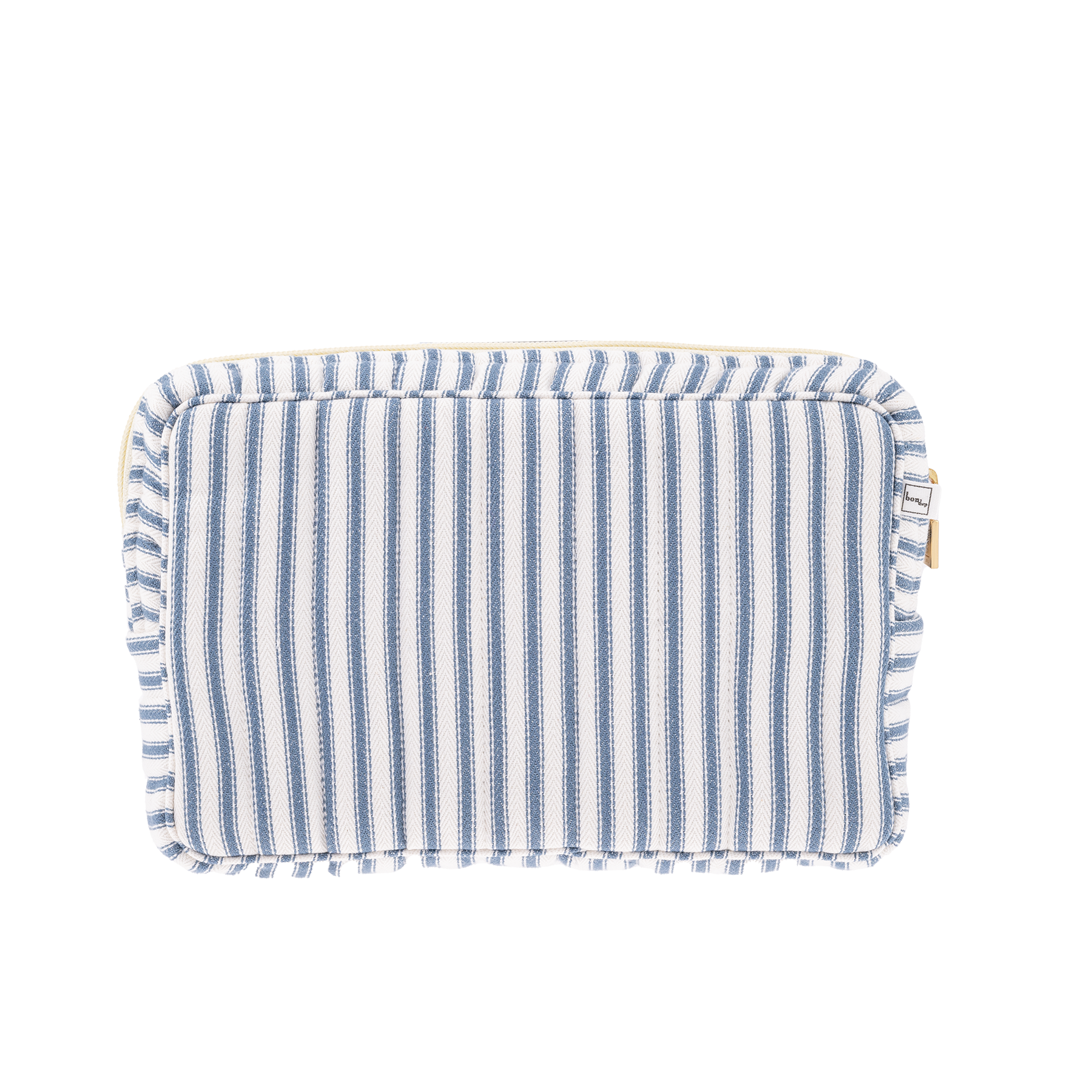 POUCH SMALL MW TICKING STRIPE BLUE