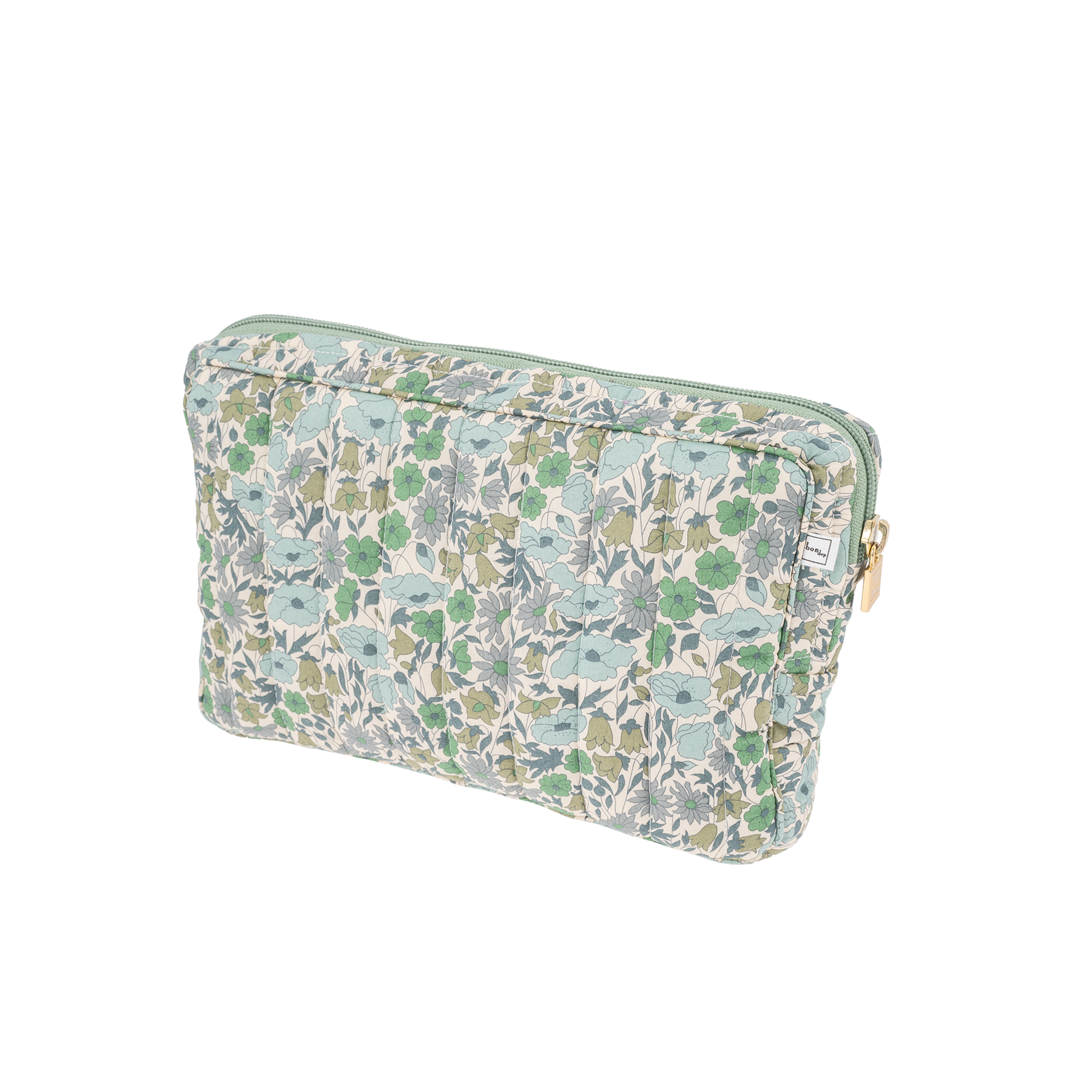 Image of Pouch small mw Liberty Poppy and Daisy Teal from Bon Dep Essentials