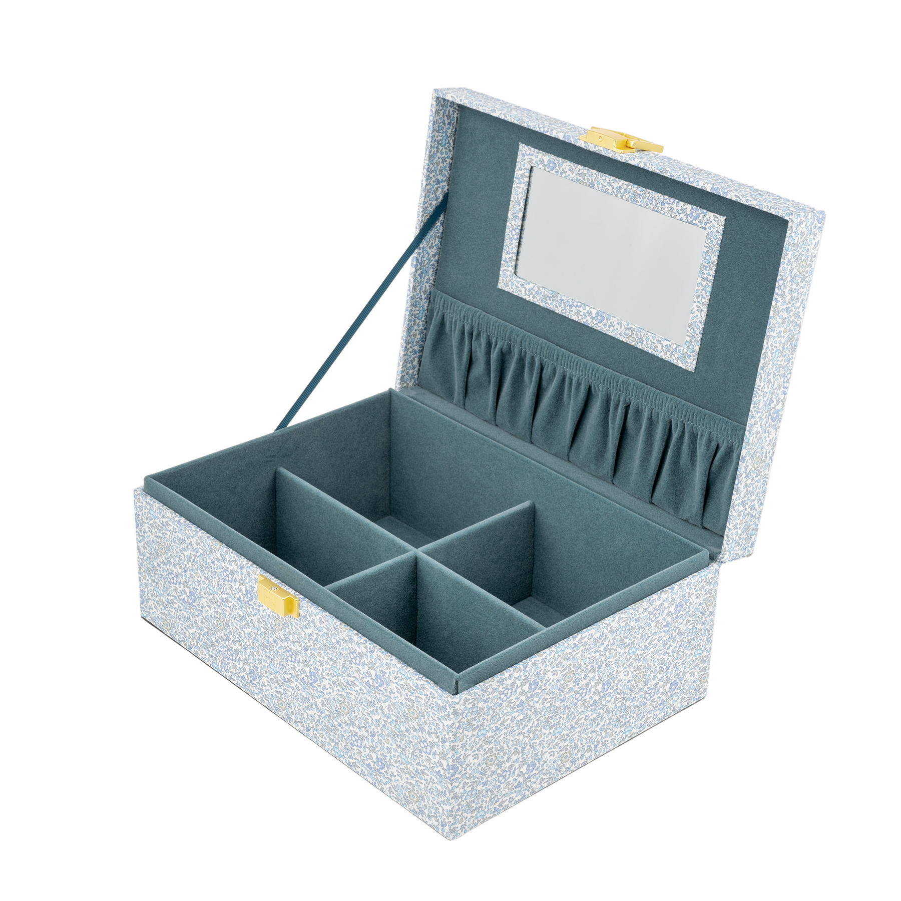 JEWELRY BOX SQUARE MW LIBERTY KATIE AND MILLIE LIGHT BLUE