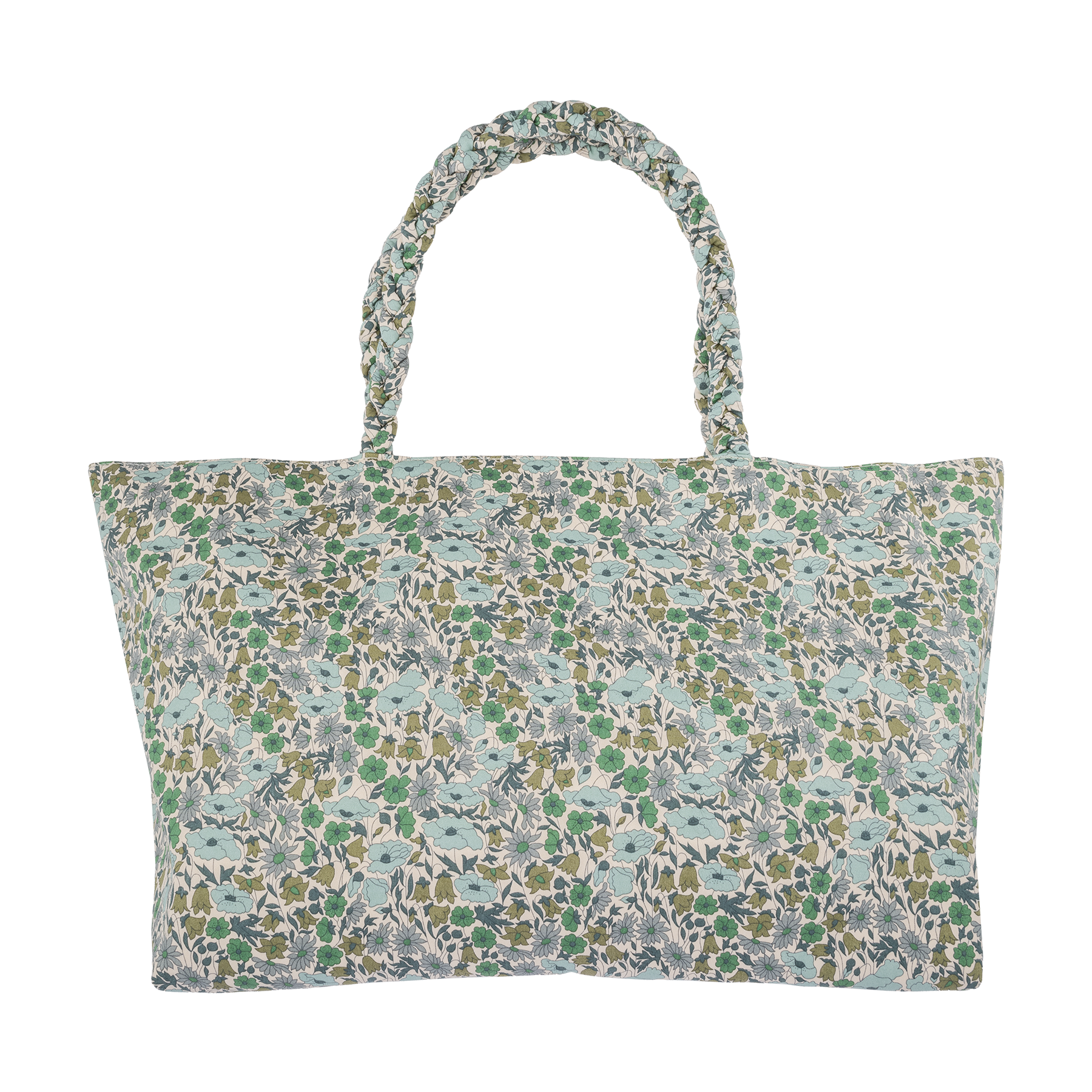 Image of Shopper mw Liberty Poppy and Daisy Teal from Bon Dep Essentials