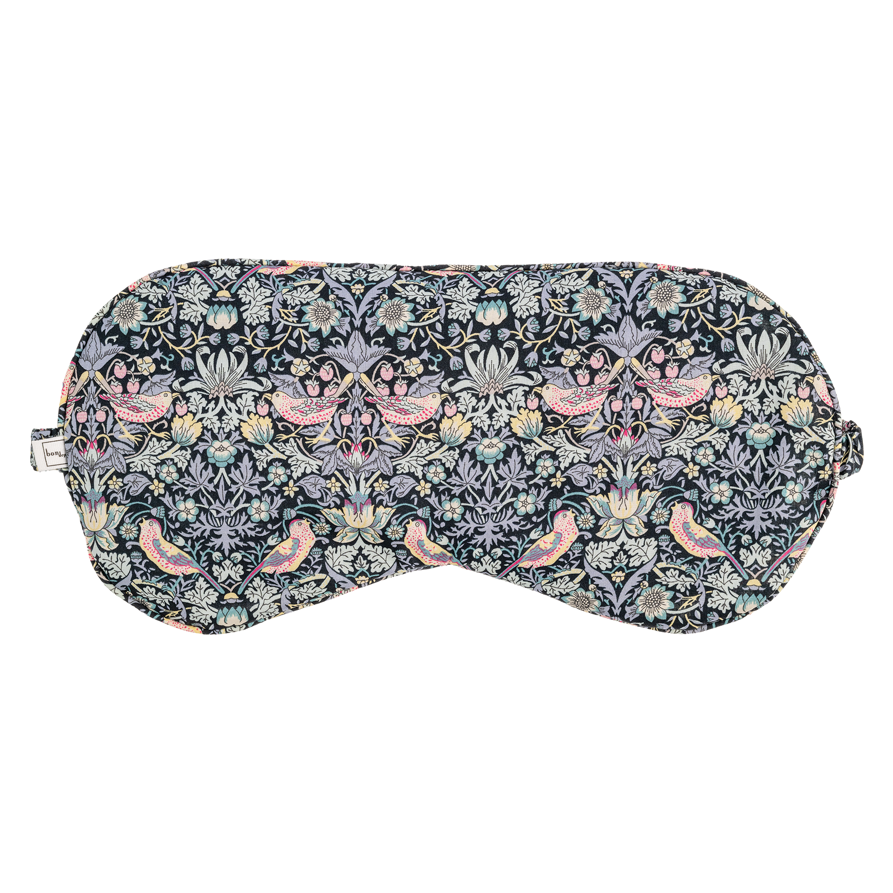 RELAXING EYE MASKS MW LIBERTY STRAWBERRY THIEF BLACK from Bon Dep Essentials