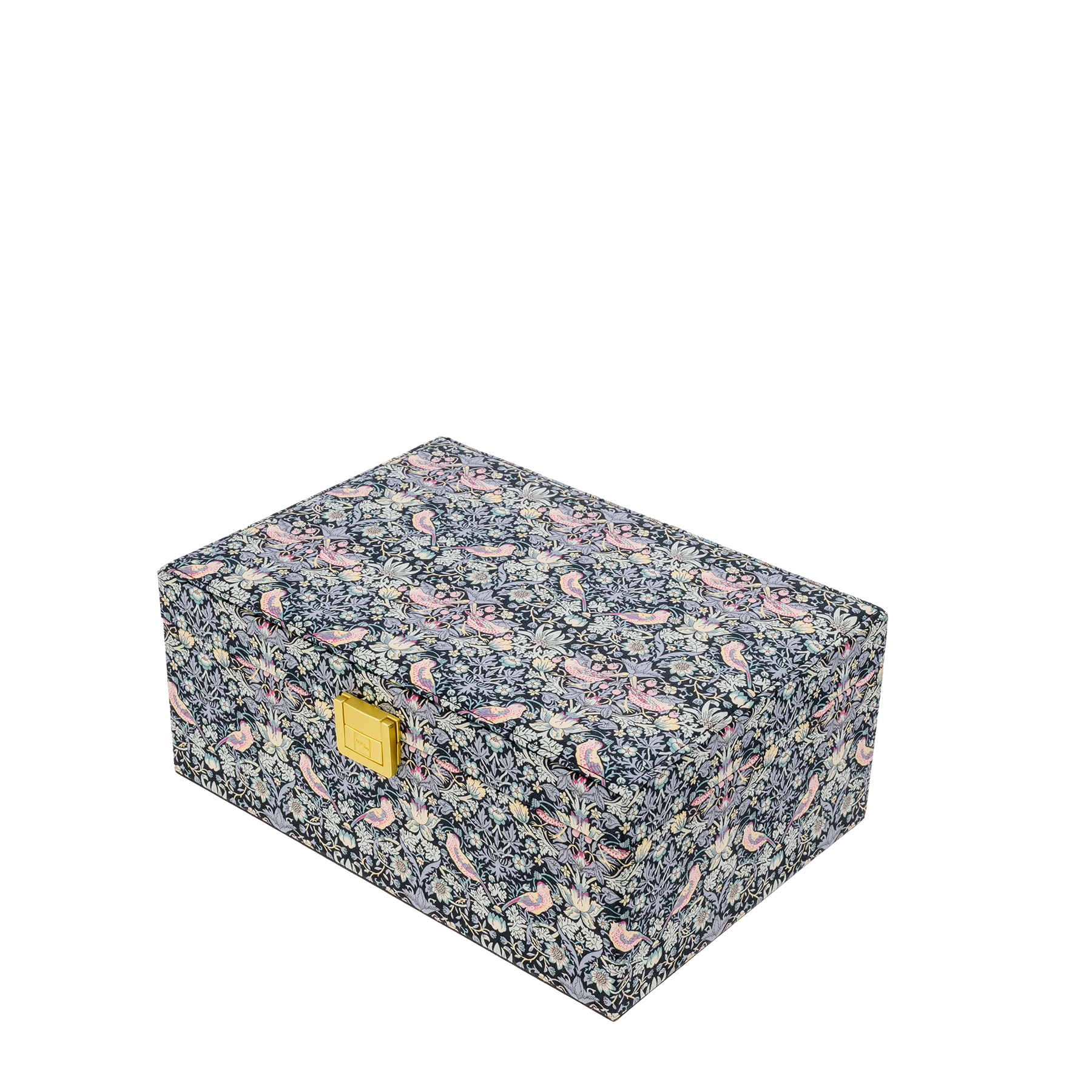 JEWELRY BOX SQUARE MW LIBERTY STRAWBERRY THIEF BLACK from Bon Dep Essentials