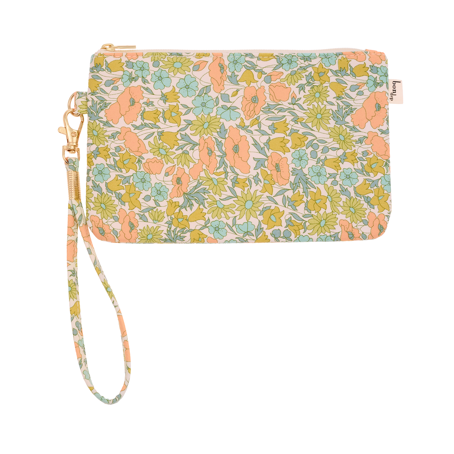 WRIST POUCH MW LIBERTY POPPY DAISY PASTEL from Bon Dep Essentials