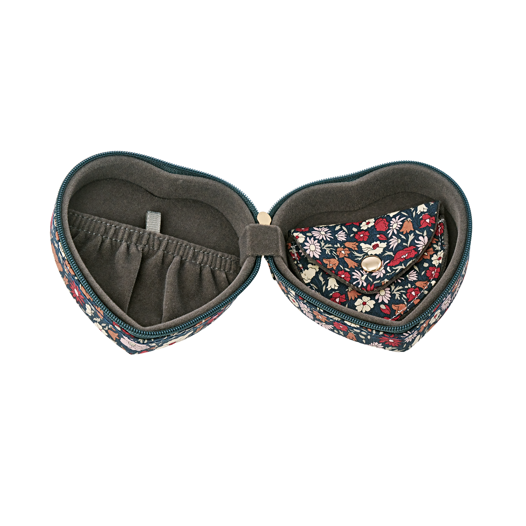 JEWELRY BOX HEART MW LIBERTY PETAL DAISY