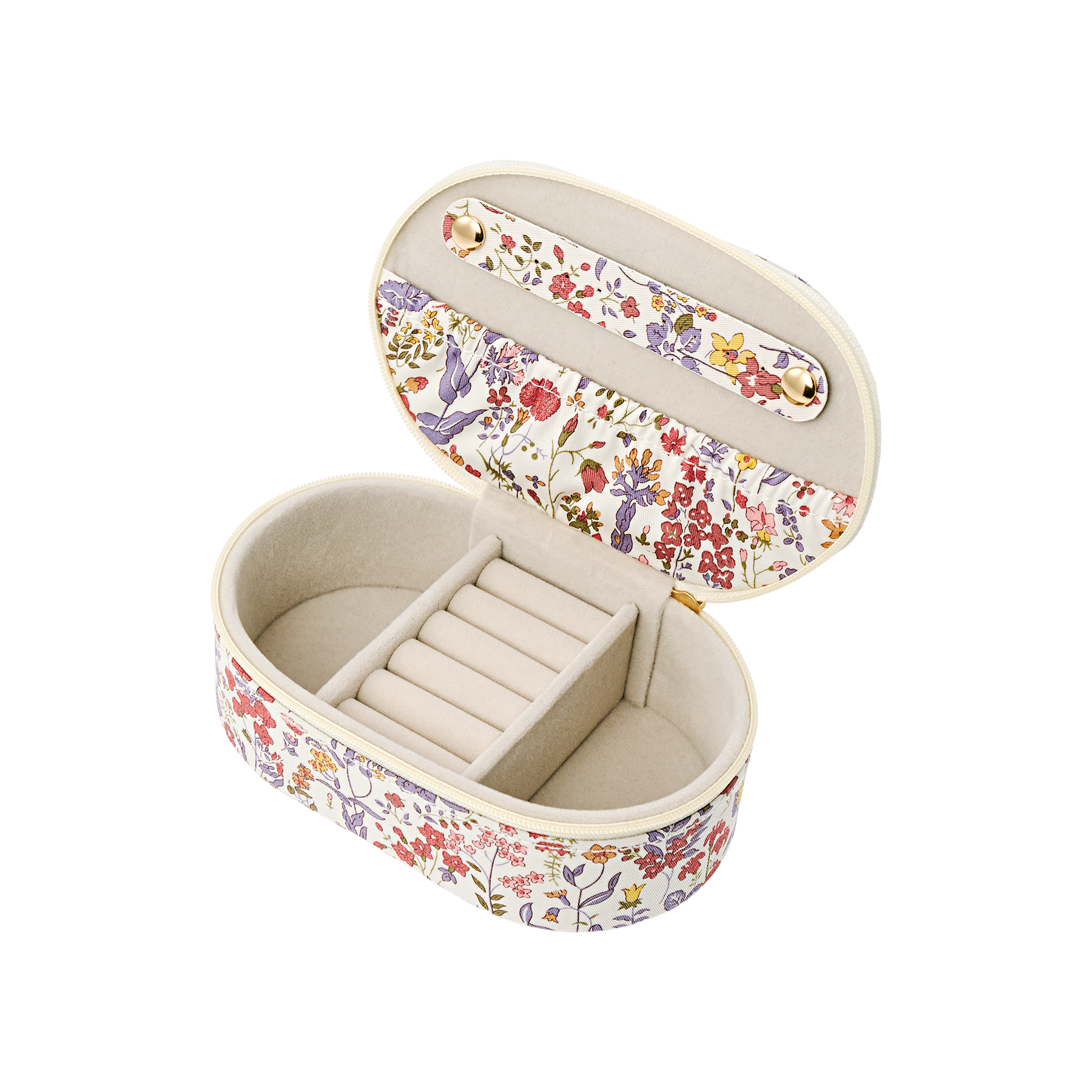 JEWELRY BOX OVAL MW LIBERTY FIELD FLOWERS