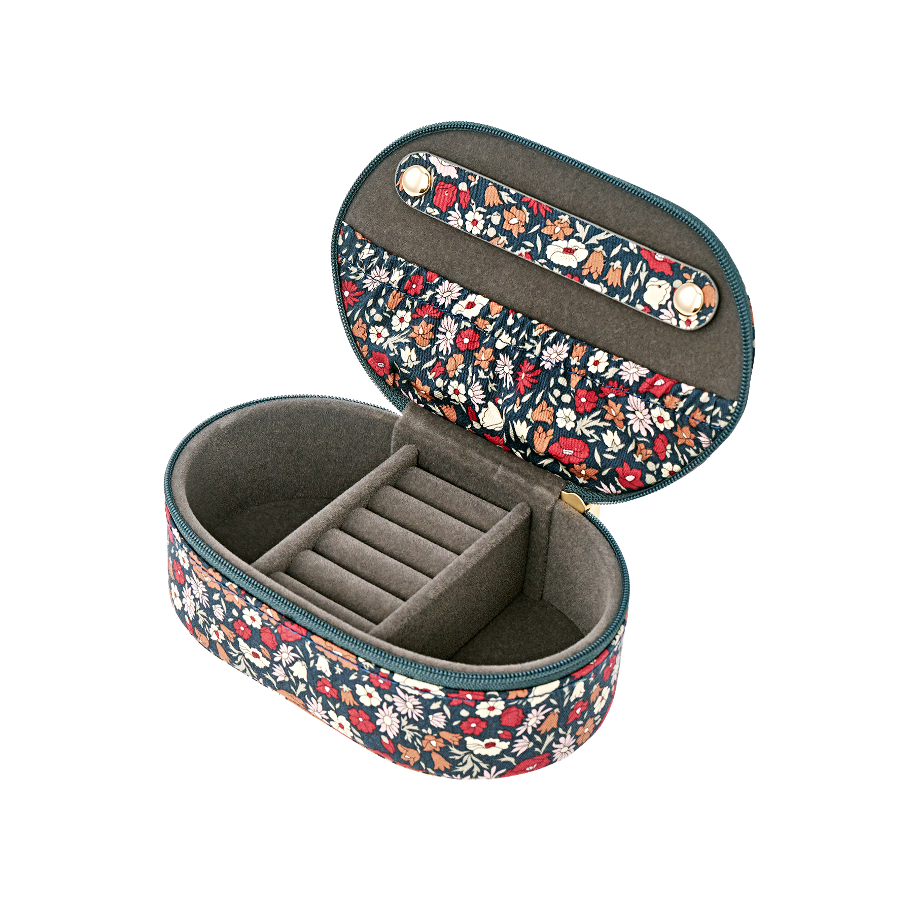 JEWELRY BOX OVAL MW LIBERTY PETAL DAISY