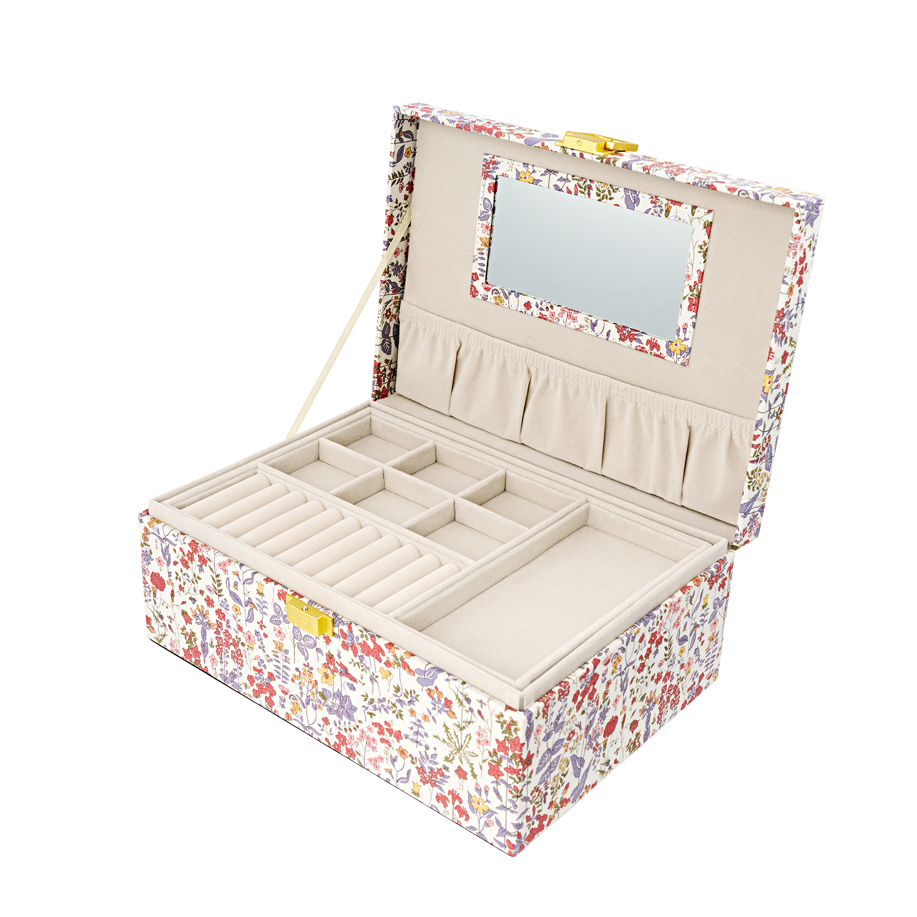 JEWELRY BOX SQUARE MW LIBERTY FIELD FLOWERS