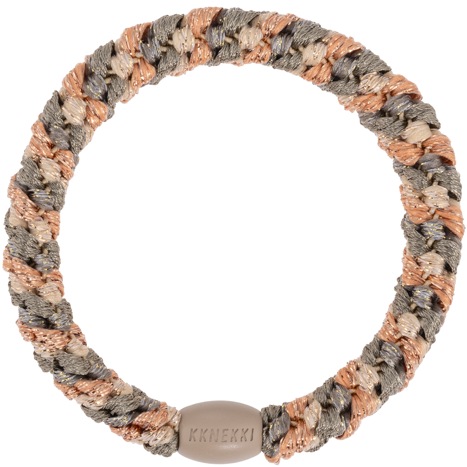 Image of Kknekki Mix rosegold camo glitter  from Kknekki original hair ties