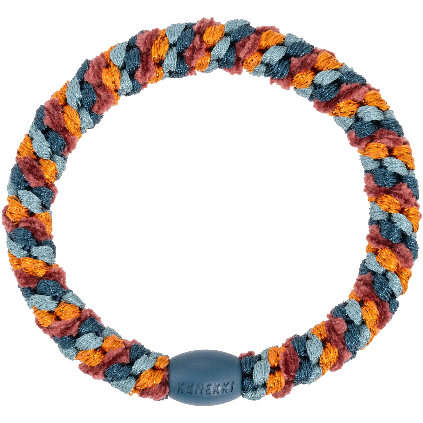 Image of Kknekki Mix teal orange glitter  from Kknekki original hair ties