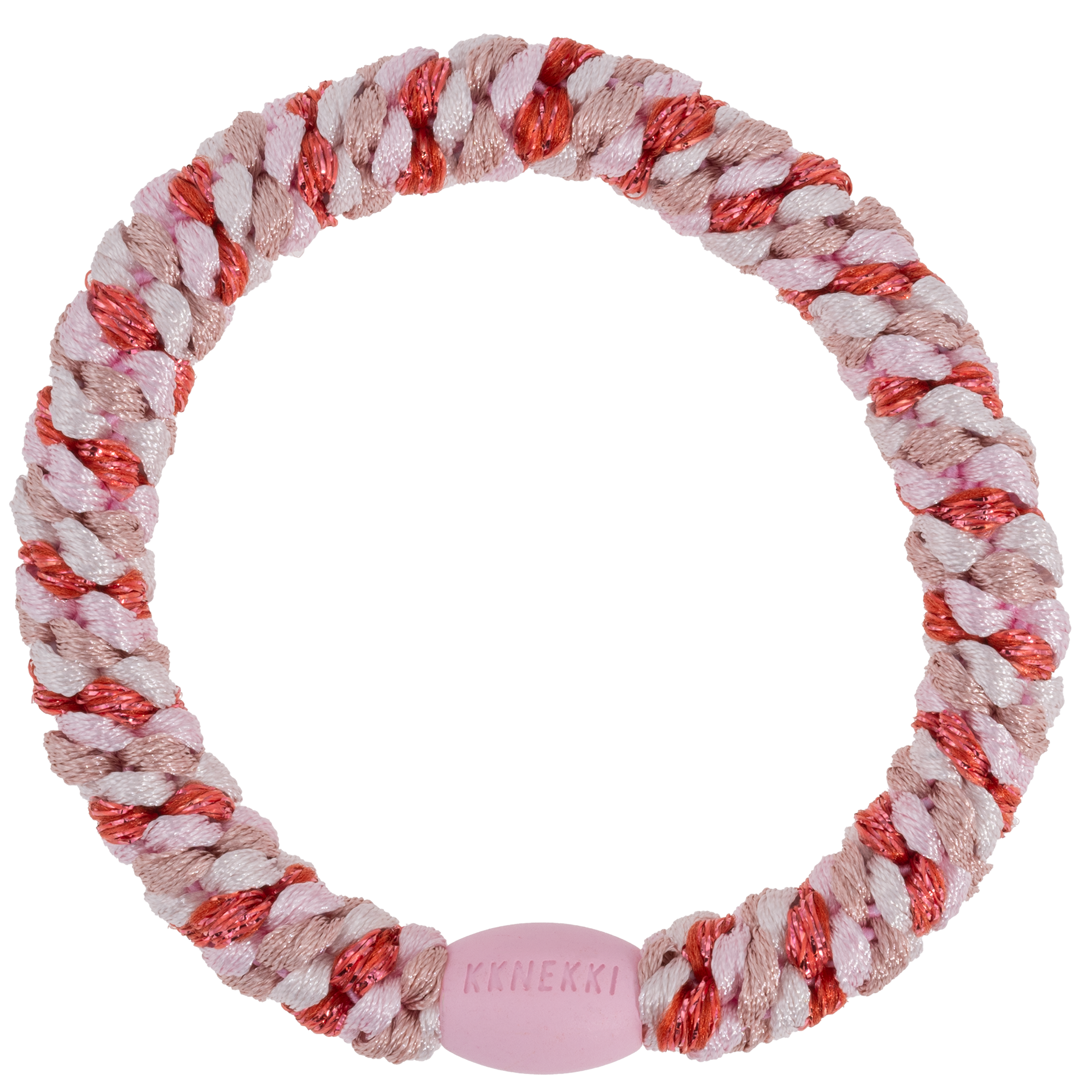 Image of Kknekki Mix Pomerant pink glitter  from Kknekki original hair ties