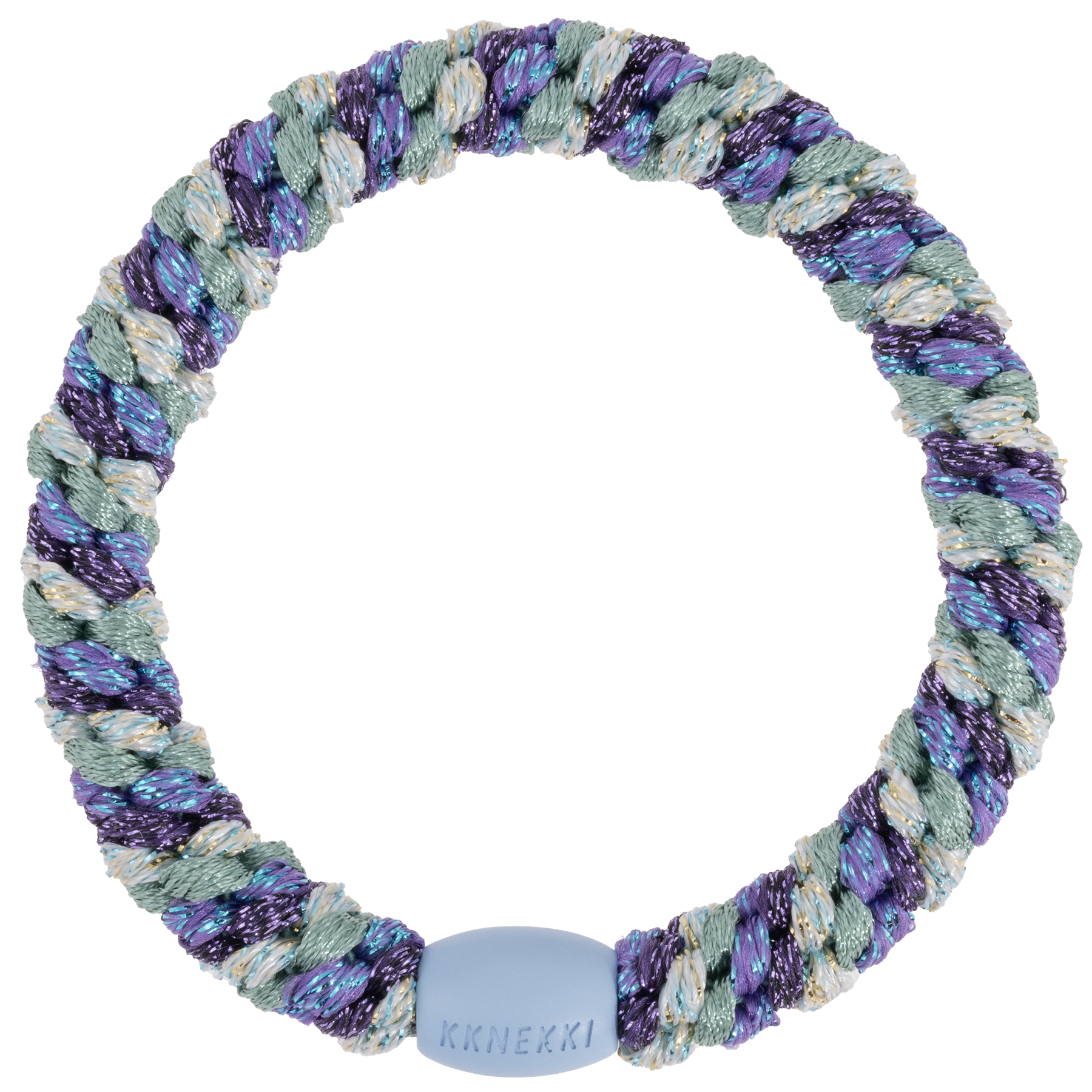 Image of Kknekki Mix Purple faded green glitter  from Kknekki original hair ties