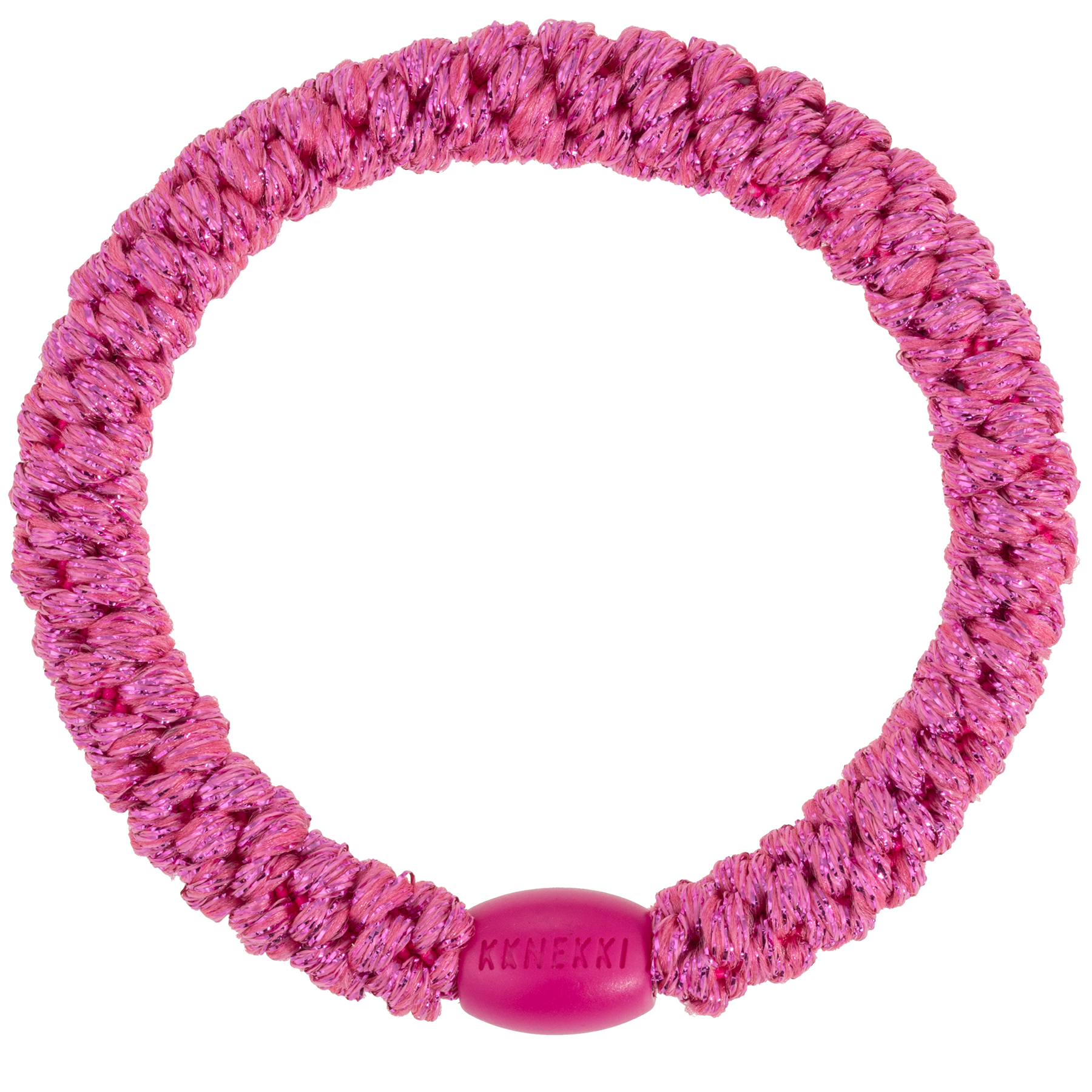 Image of KKnekki Strong pink glitter  from Kknekki original hair ties