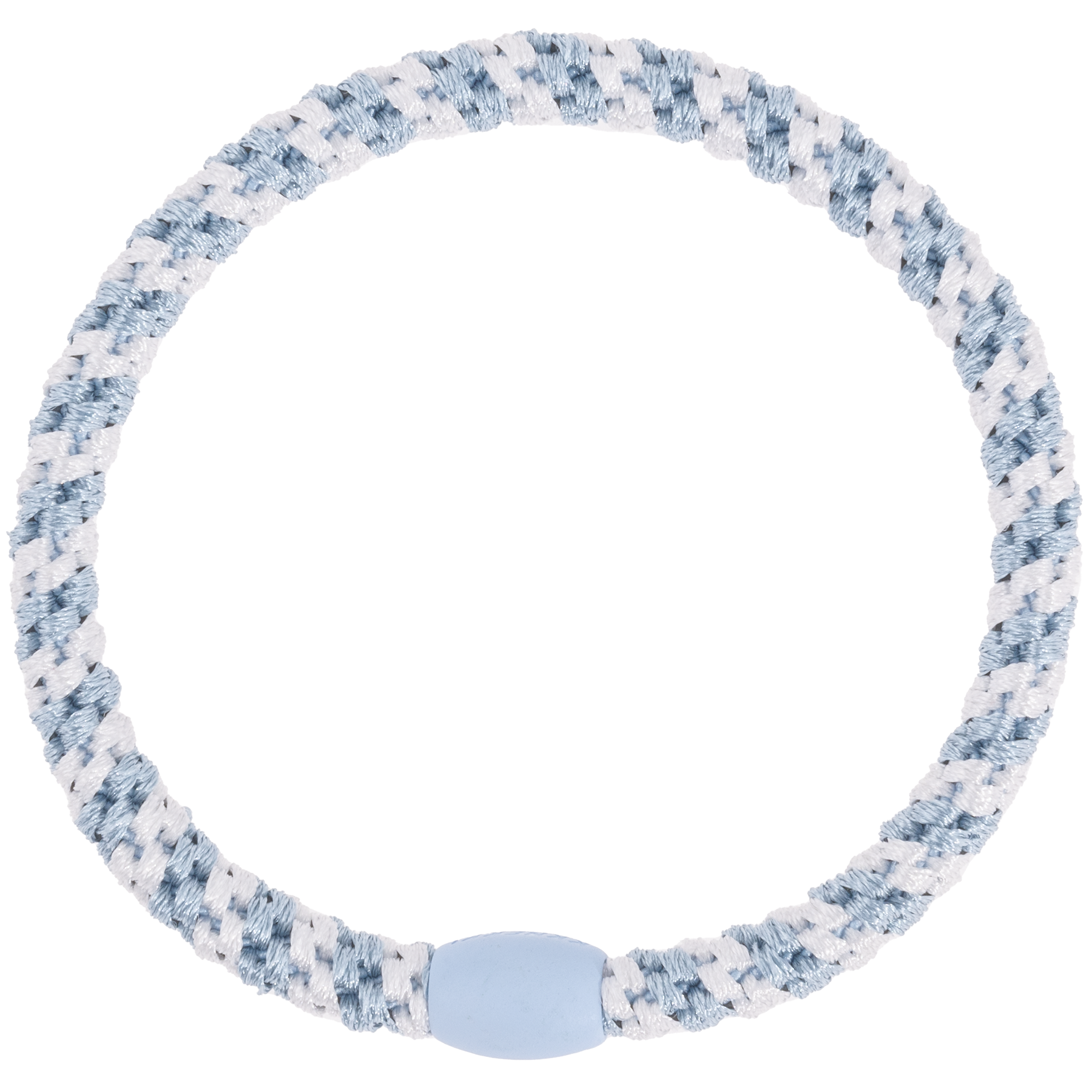 Image of Kknekki Slim Sea blue-white  from Kknekki original hair ties