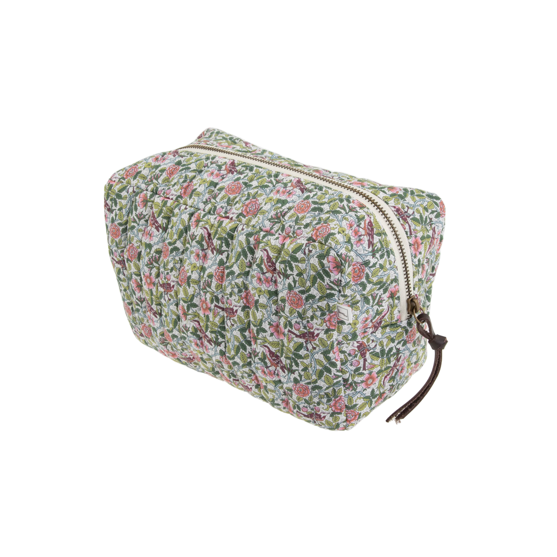 Image of Pouch square mw Liberty Strawberry Tree Green from Bon Dep Essentials