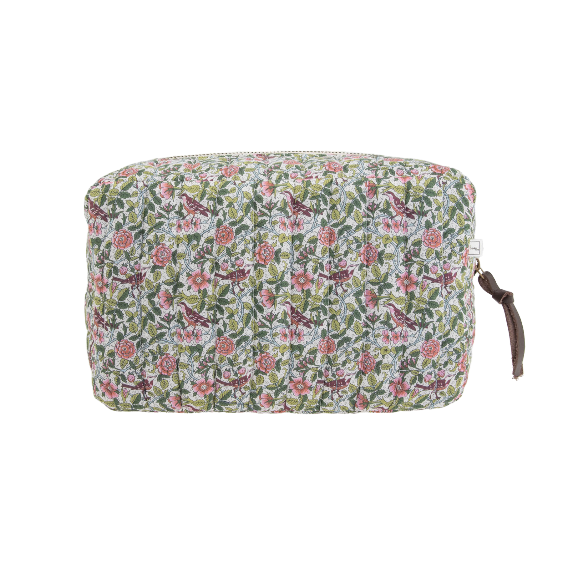 POUCH SQUARE MW LIBERTY STRAWBERRY TREE GREEN