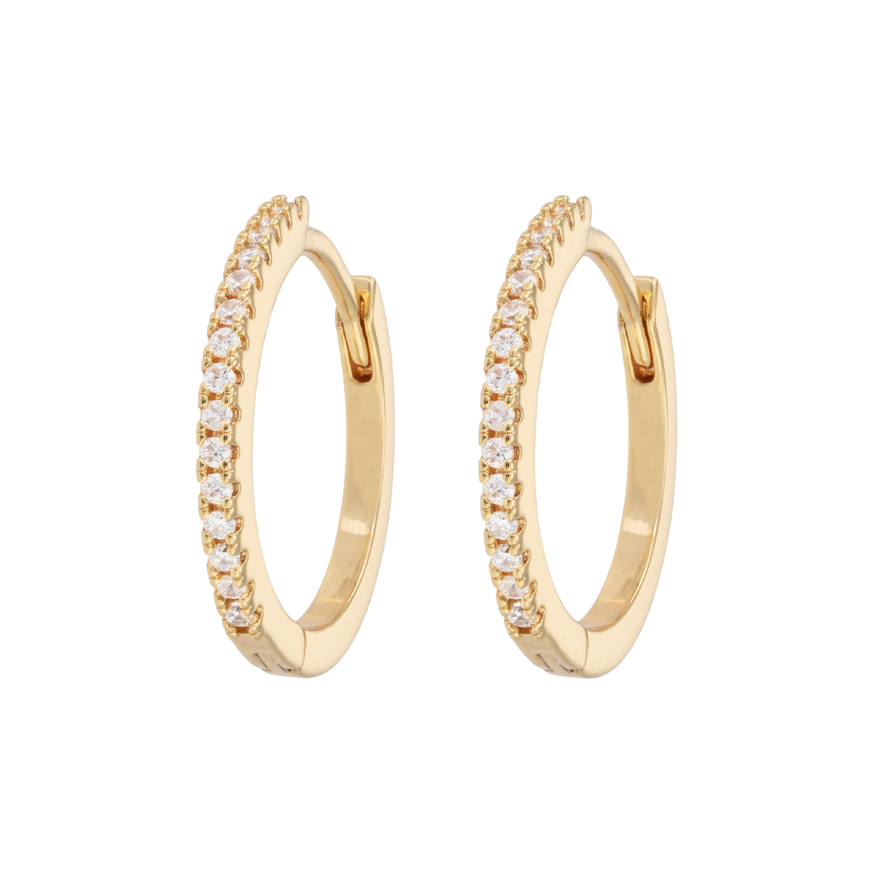 LARGE HOOPS WHITE
