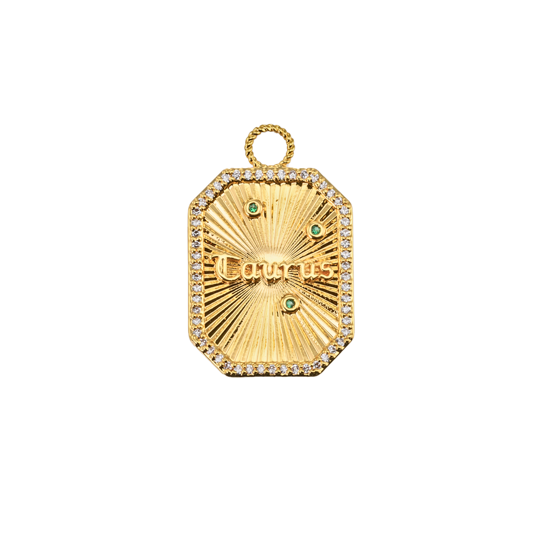 Image of Taurus pendant charm from Emilia by Bon Dep