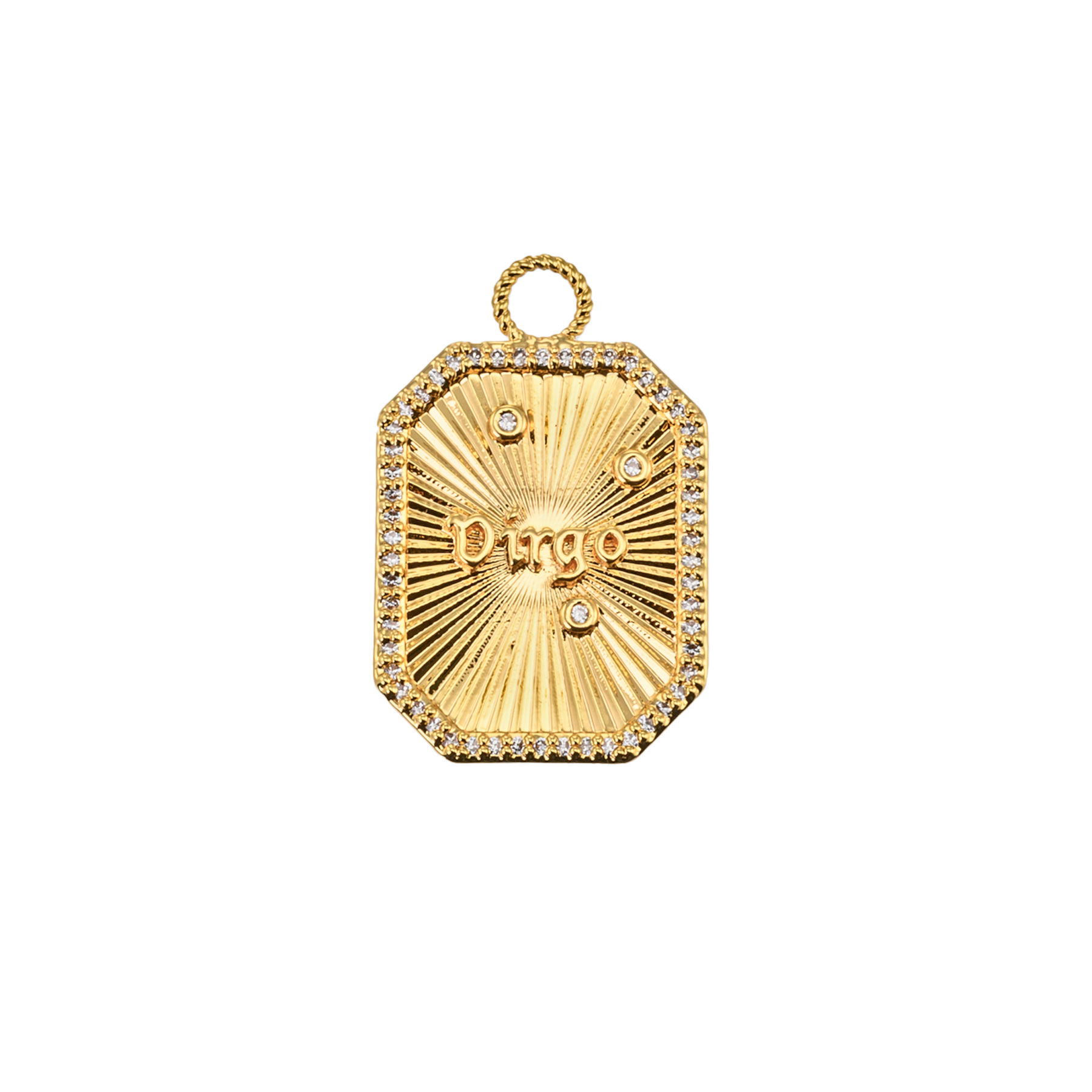 Image of Virgo pendant charm from Emilia by Bon Dep