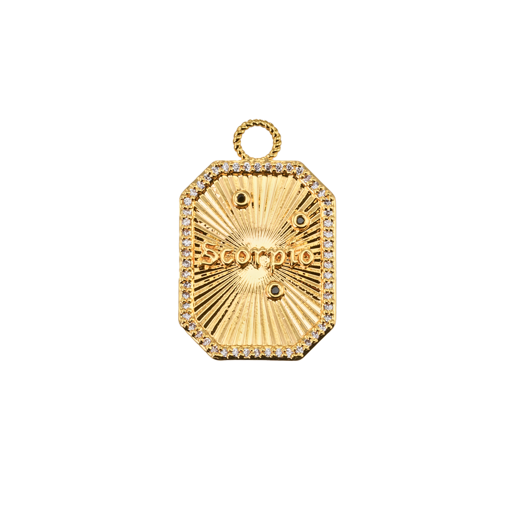 Image of Scorpio pendant charm from Emilia by Bon Dep