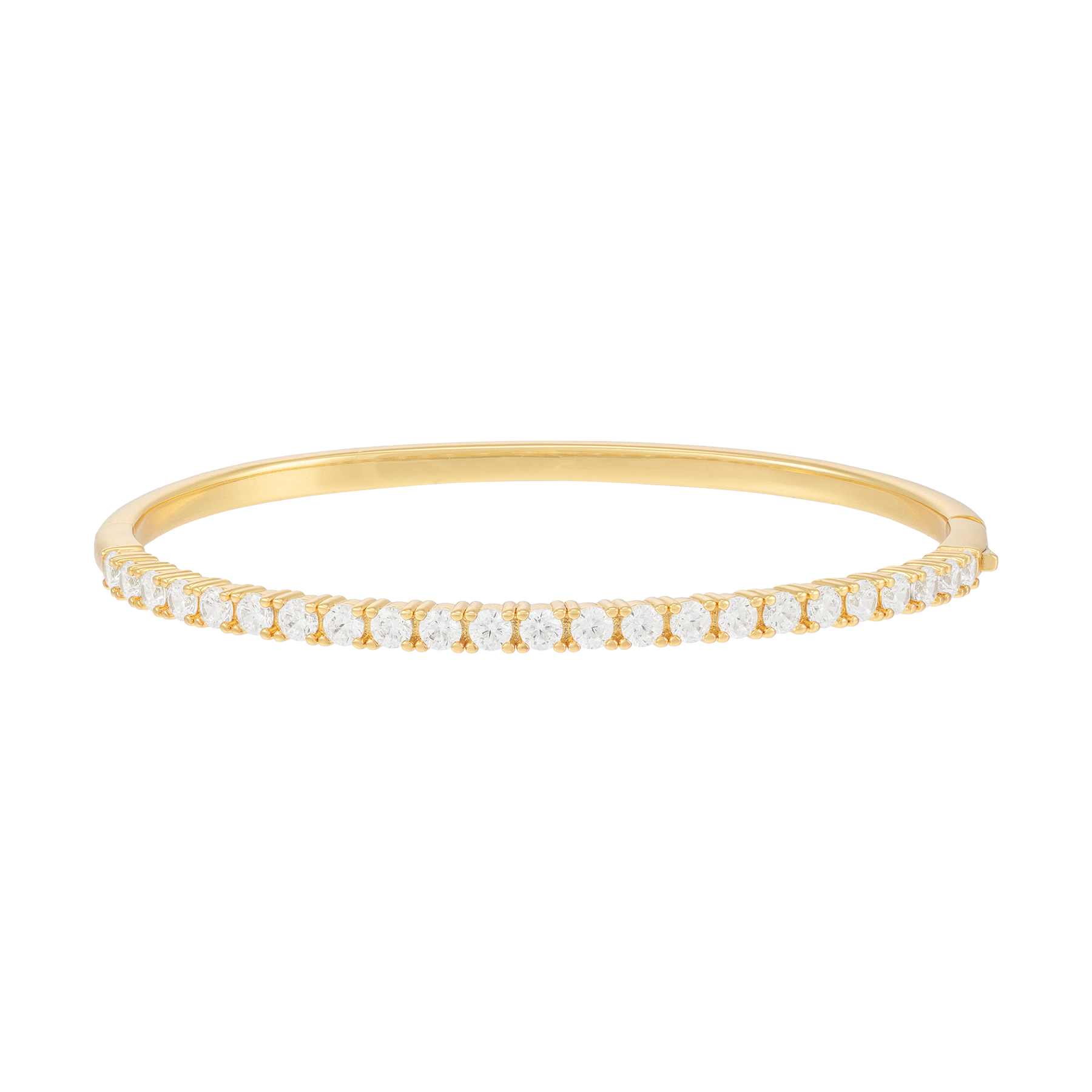 Image of Luna bangle White from Emilia by Bon Dep