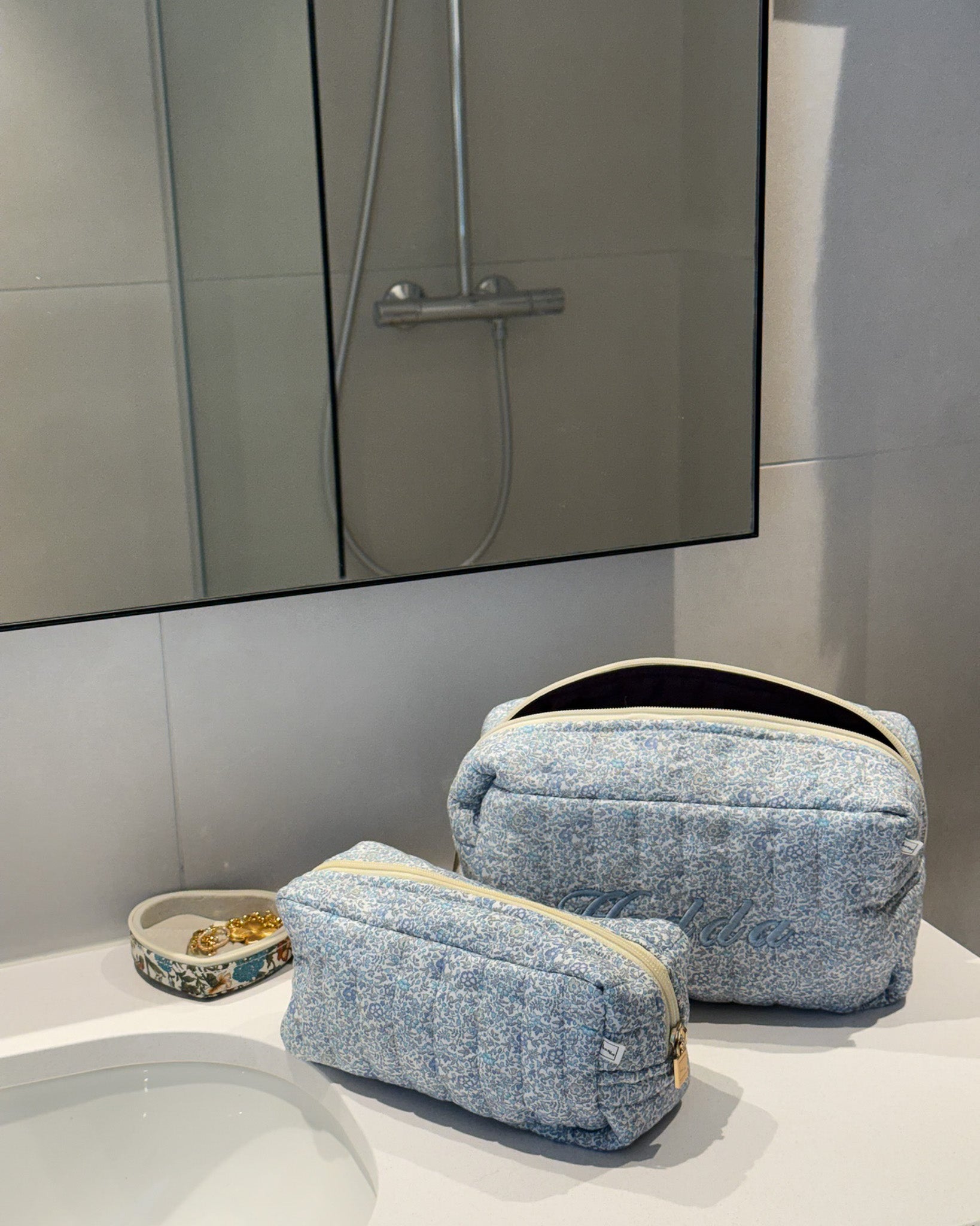 POUCH XS SQUARE MW LIBERTY KATIE & MILLIE LIGHT BLUE