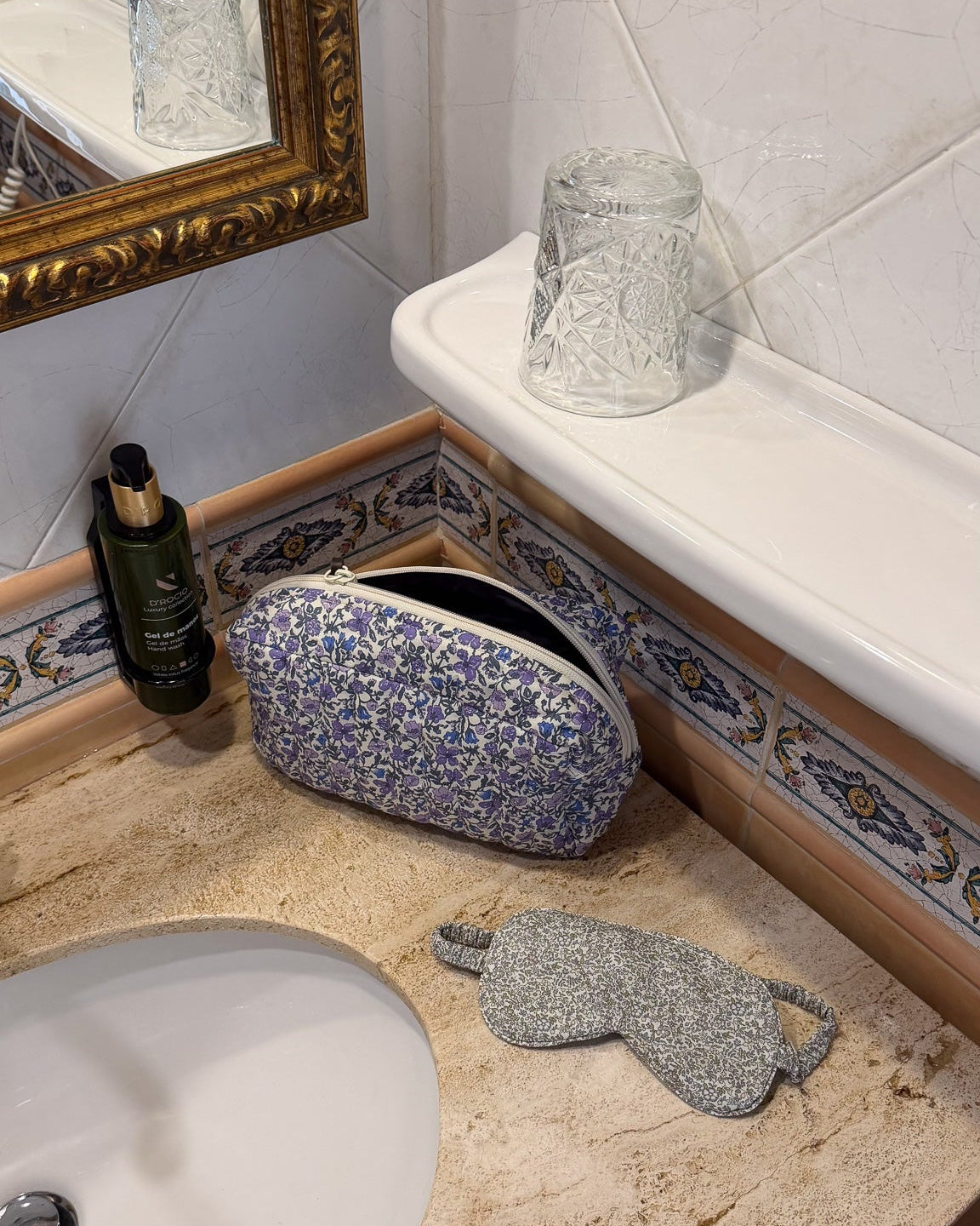 POUCH SQUARE MW LIBERTY MEADOW LAVENDER