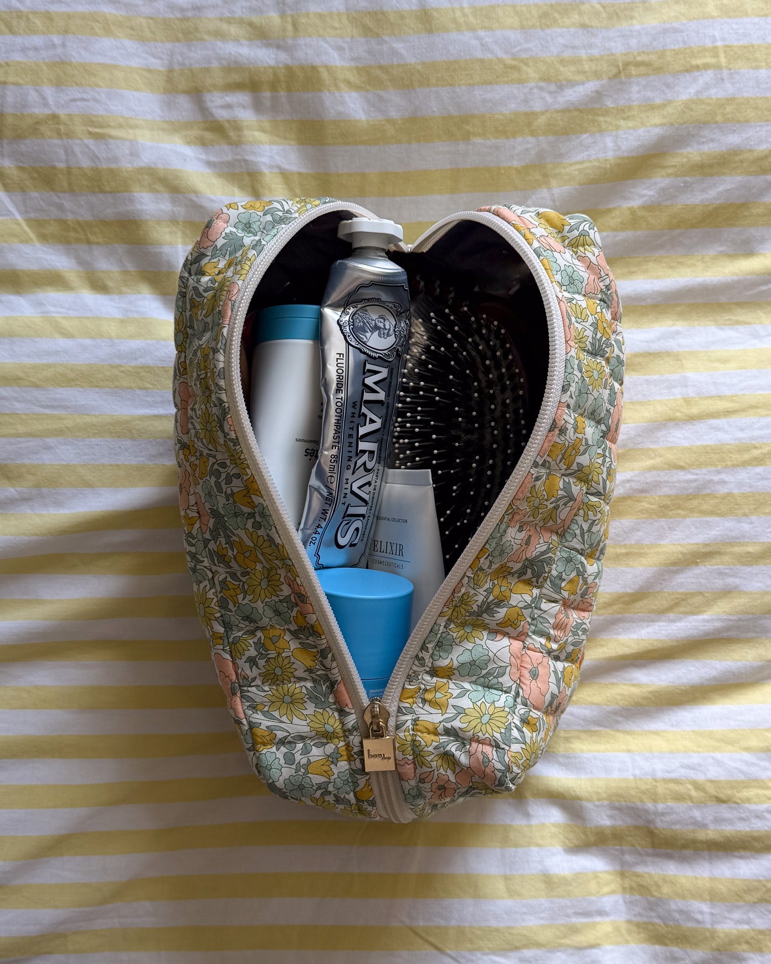 POUCH SQUARE MW LIBERTY POPPY DAISY PASTEL