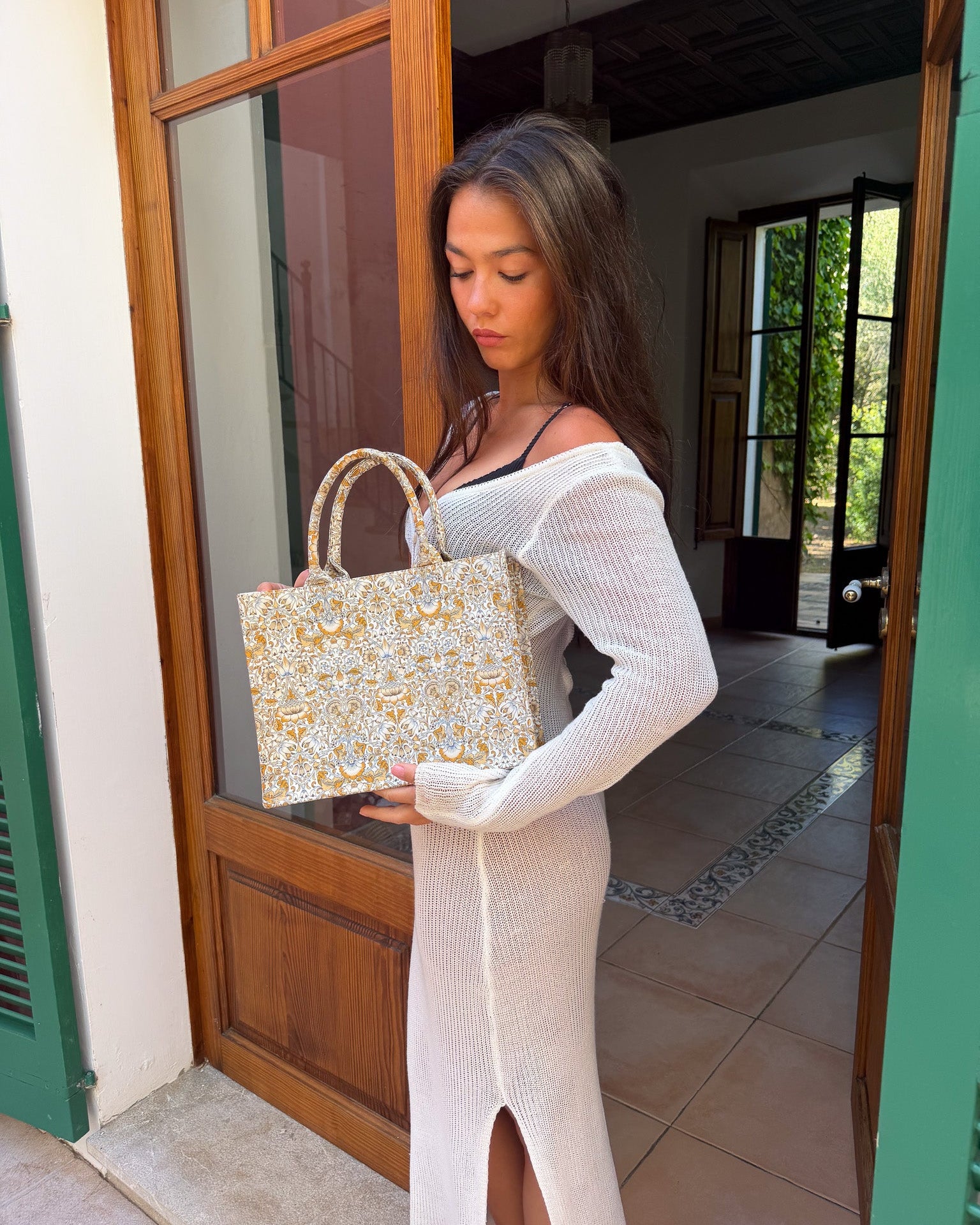 TOTE BAG MINI MW LIBERTY LODDEN GOLDEN ORGANIC