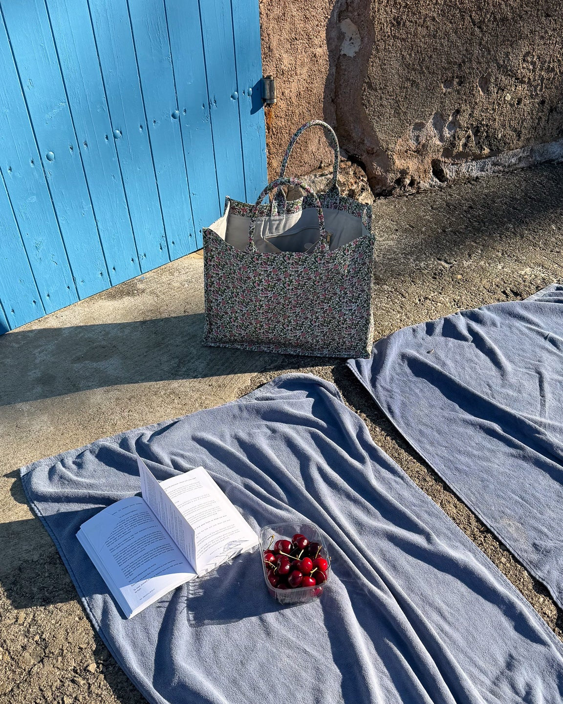 TOTE BAG MW LIBERTY STRAWBERRY TREE GREEN