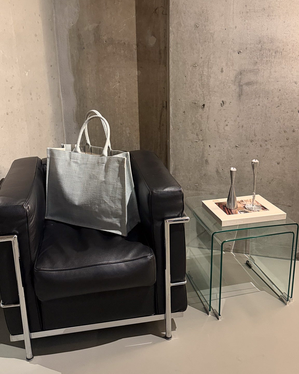 TOTE BAG BELGIAN LINEN MINT