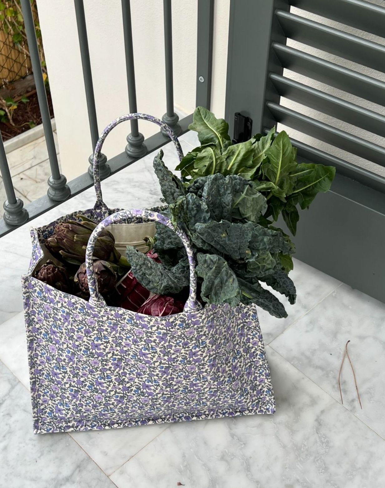 TOTE BAG MW LIBERTY MEADOW LAVENDER