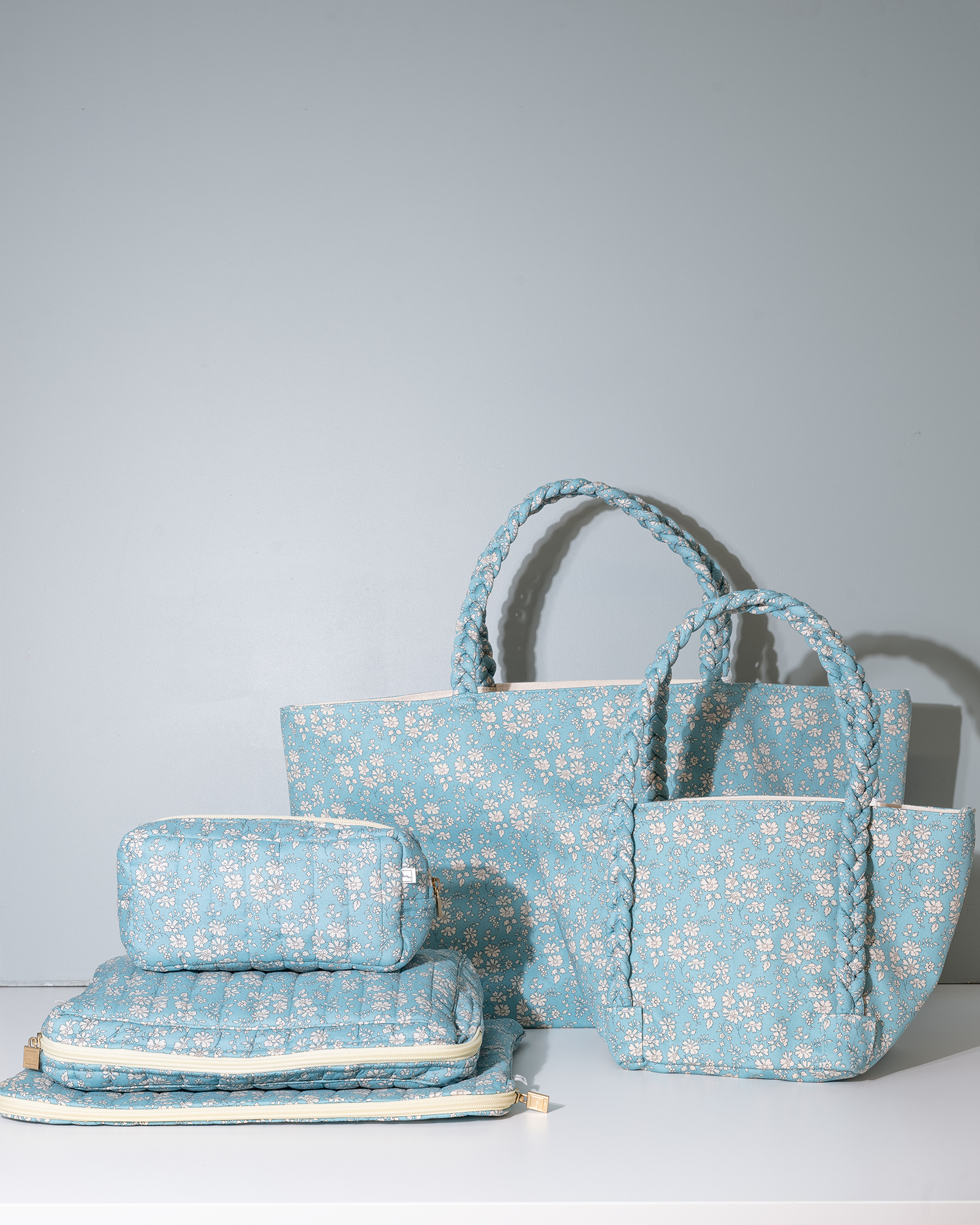 SMALL SHOPPER MW LIBERTY CAPEL SOFT TEAL