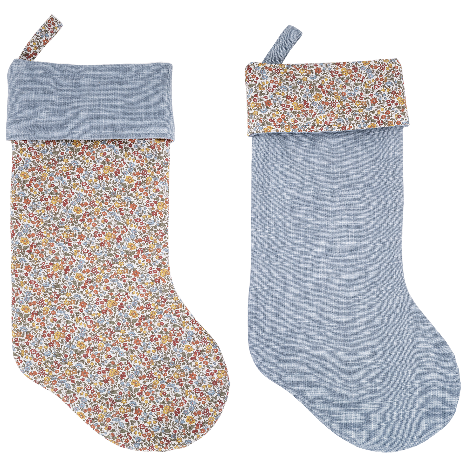 Image of Christmas Stocking reversible mw Liberty Ava from Bon Dep Essentials