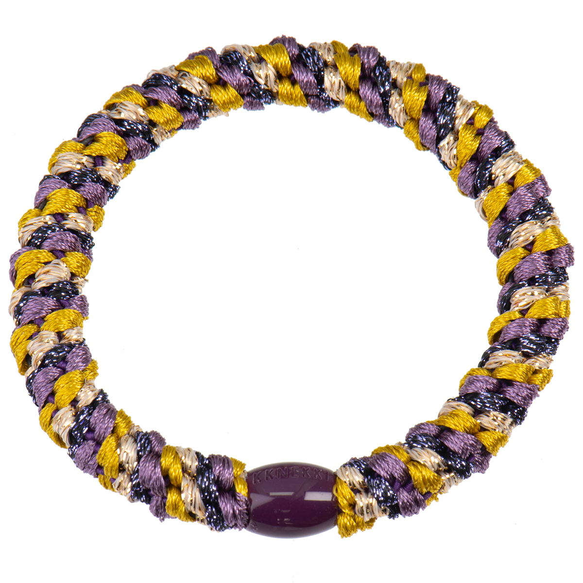 Image of Kknekki Mix Mauve-Dark purple glitter  from Kknekki original hair ties